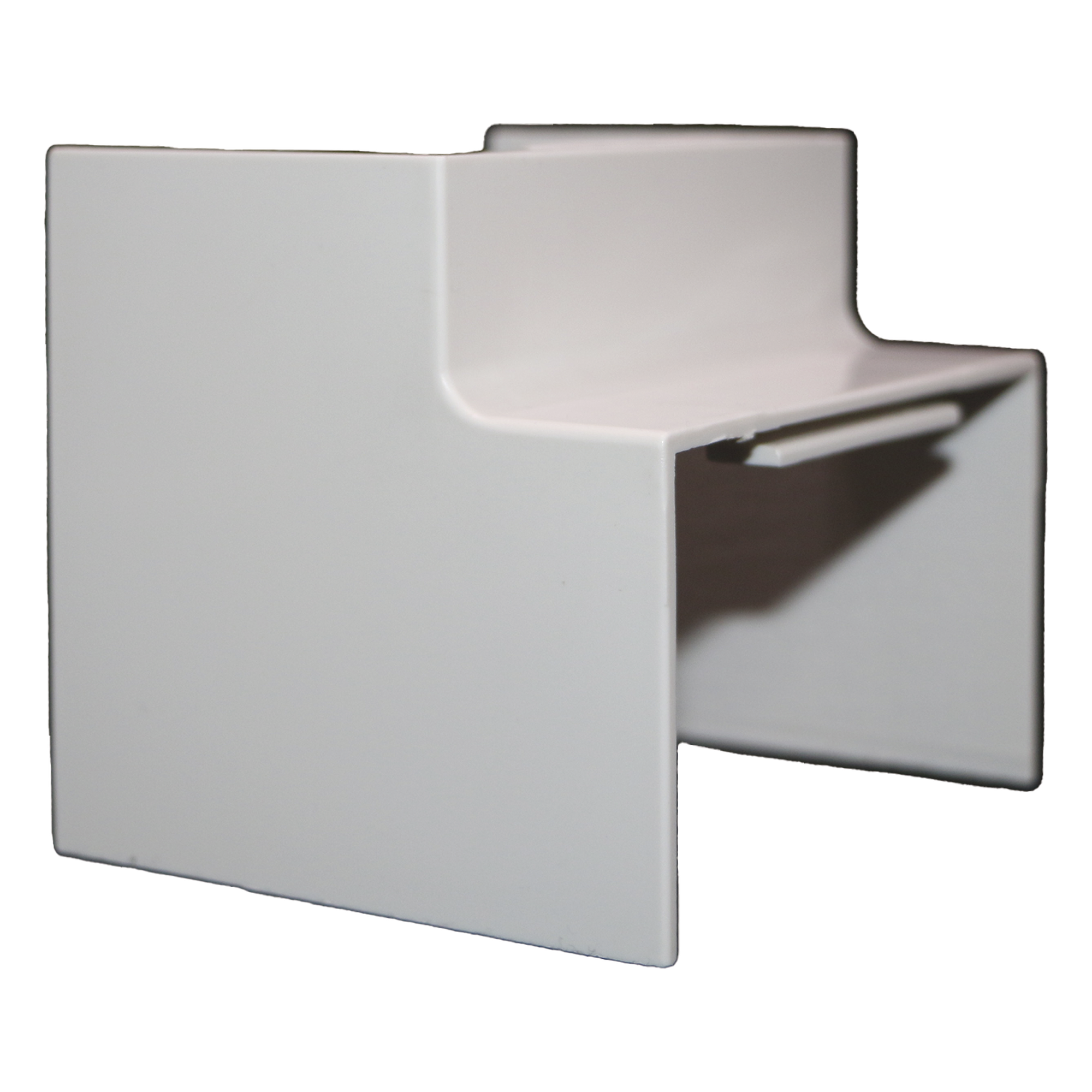 Esquinero Interior Color Blanco de PVC Auto Axtinguible, Para Canaleta TMK-4577 (5520-02001)