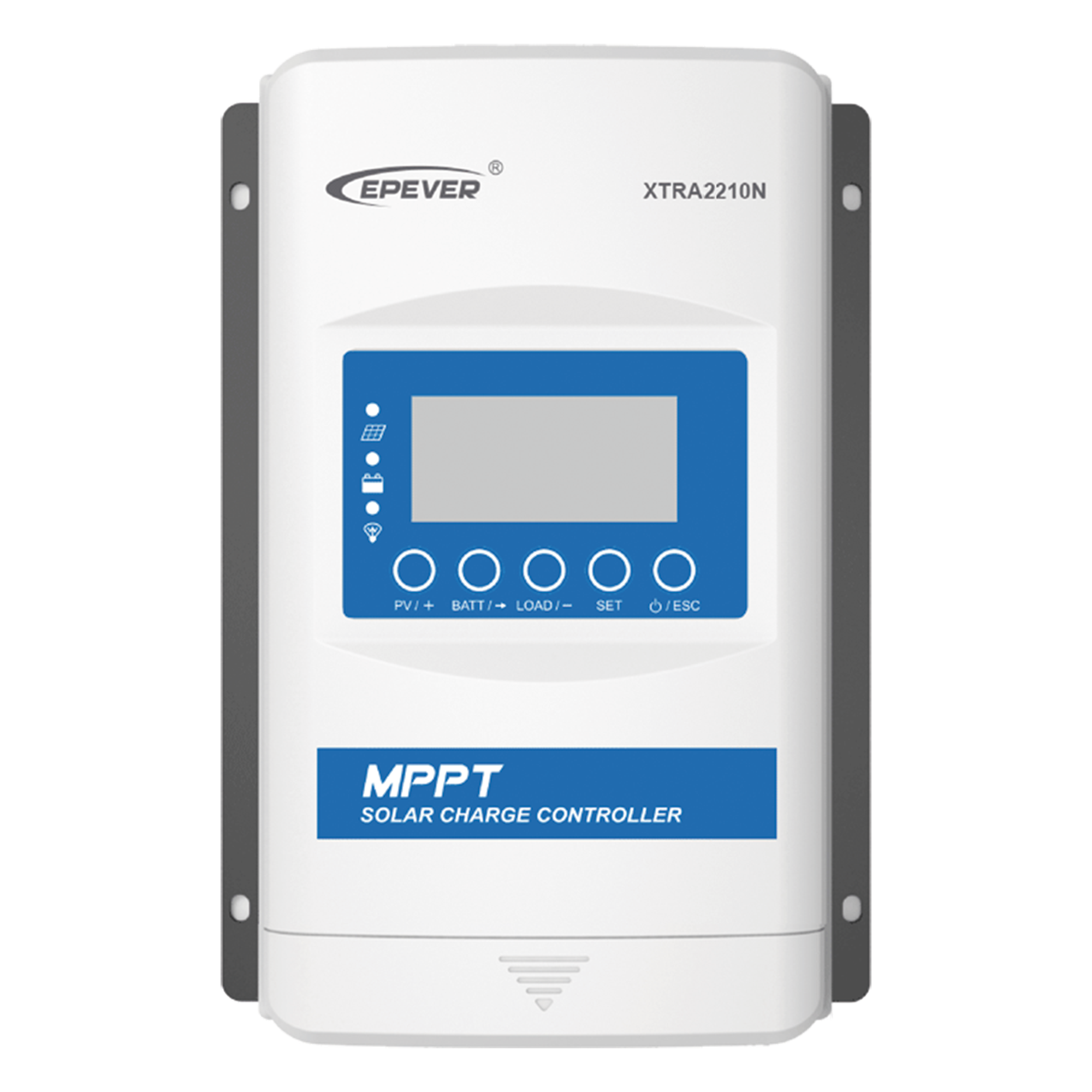 Controlador Solar MPPT / 20 A / 12/24 V / Voc Máximo 100 V / Comunicación RS-485 / IP32 — EPEVER · SKU XTRA-2210-N