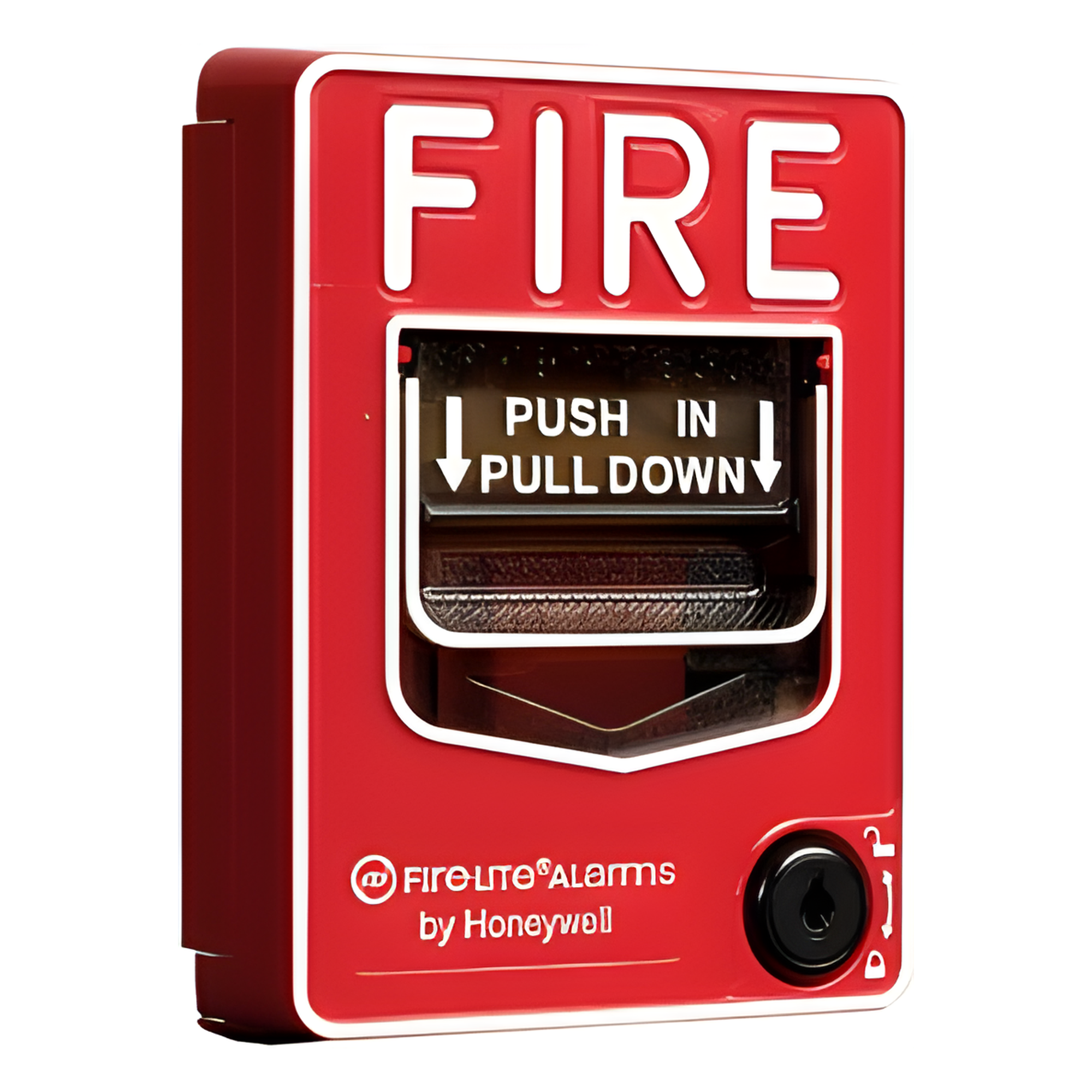 Estación Manual de Alarma Direccionable / Doble Acción / Montaje Semiencastrado o Superficial / 24 VCC / 139 x 104 x 35 mm — FIRE-LITE · SKU BG-12LX