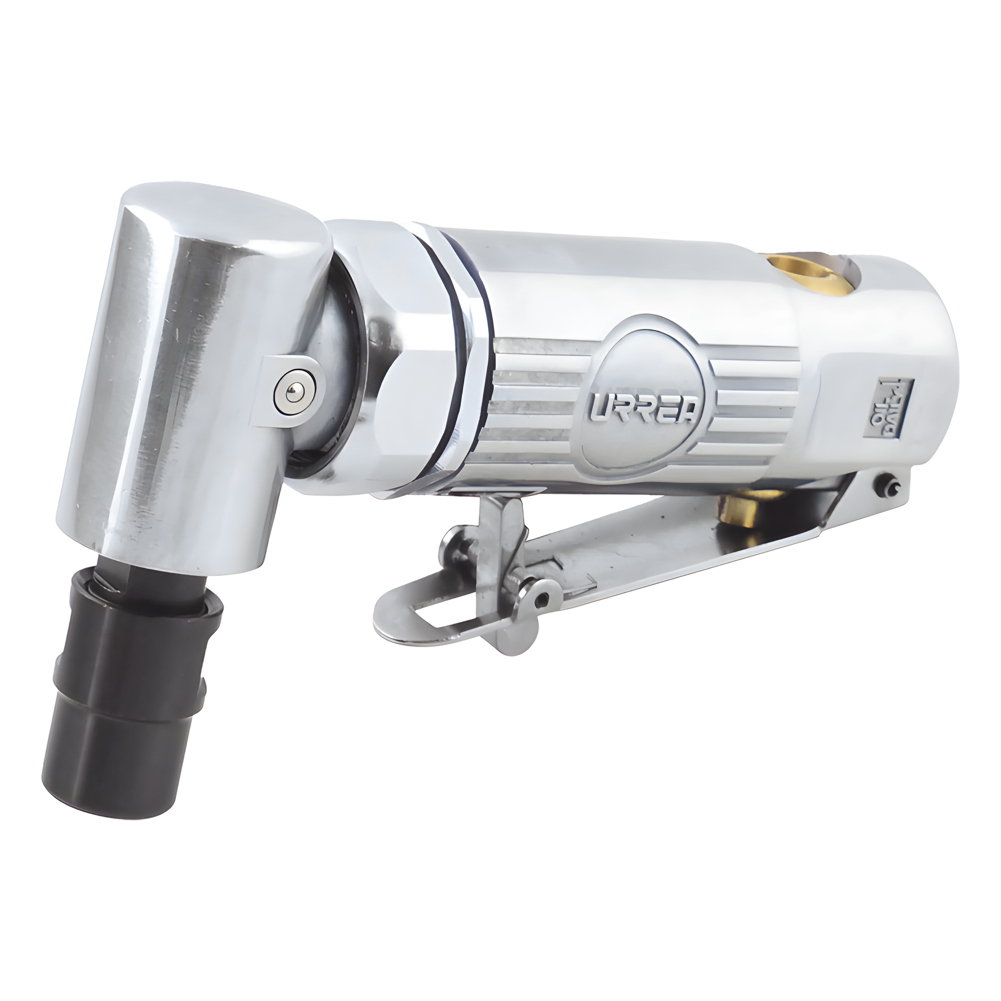 Moto-tool Neumático Angular / 22,000 RPM / Boquilla 1/4" / 4 SCFM / Desalojo Frontal / 95 dB — URREA · SKU SYS-UP-875