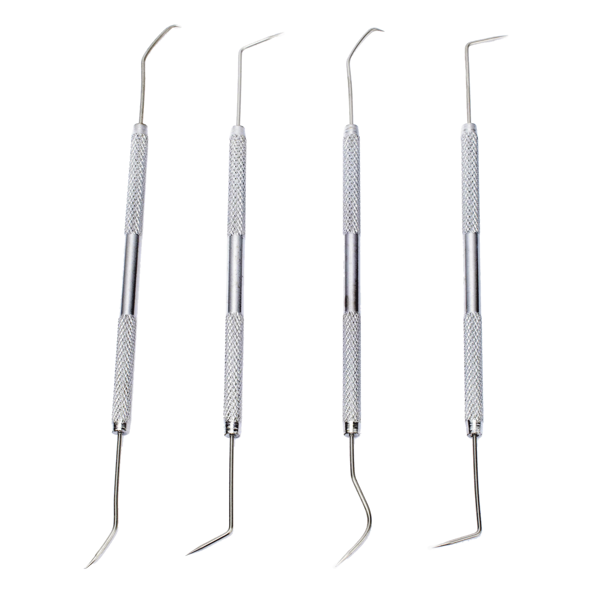 Juego de herramientas para soldadura / 4 piezas / Ganchos recto, diagonal, curvo y encorvado / Diseño ergonómico — EPCOM POWERLINE · SKU EPZZ04