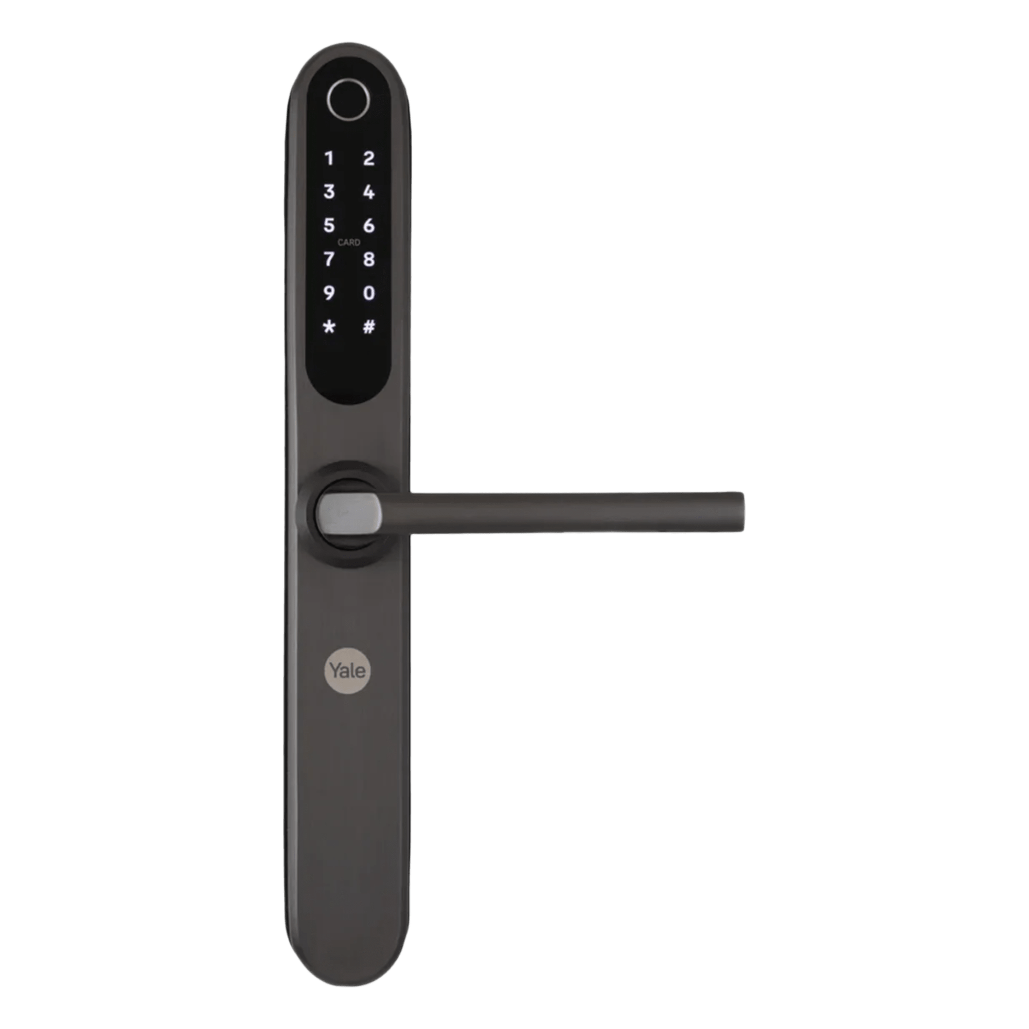 Cerradura Digital / Teclado Retro-iluminado / 100 Huellas + 300 Accesos / IP66 / Backset 50 mm / 1.64 ft-2.13 ft — YALE-ASSA ABLOY · SKU MX83354