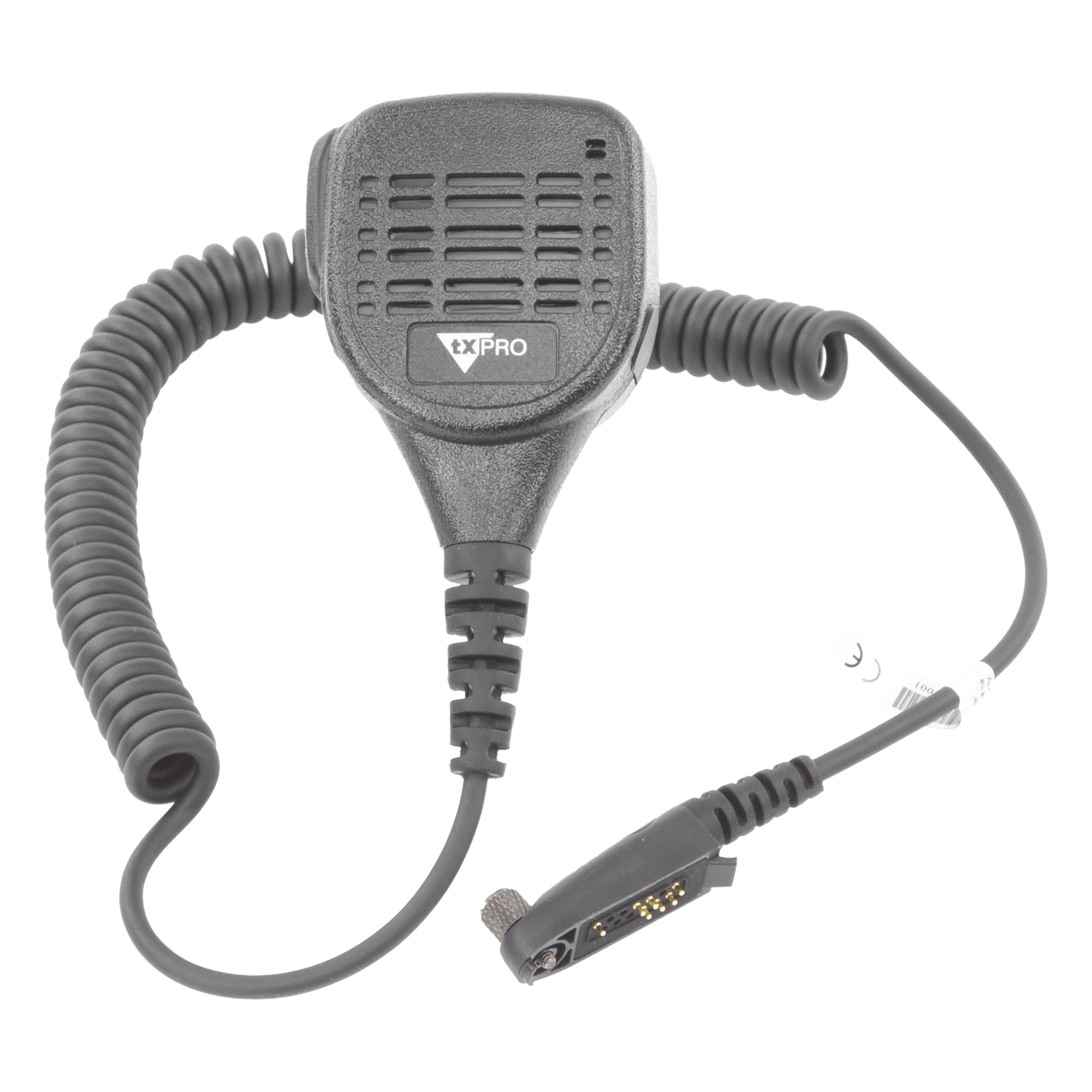 Micrófono-Bocina Portátil / Impermeable IP55 / Cancelación de Ruido / Cable PU Reforzado con Kevlar / Pinza Giratoria 360° / Jack 3.5 mm