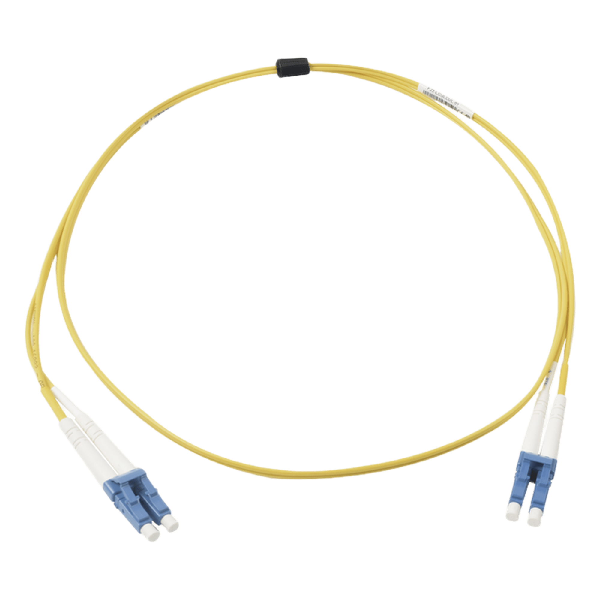 Jumper de Fibra Óptica Monomodo / OS2 / LC/UPC Duplex / OFNR Riser / 5 m (16.40 ft) / Amarillo — SIEMON · SKU FJ2-LCULCUL-05