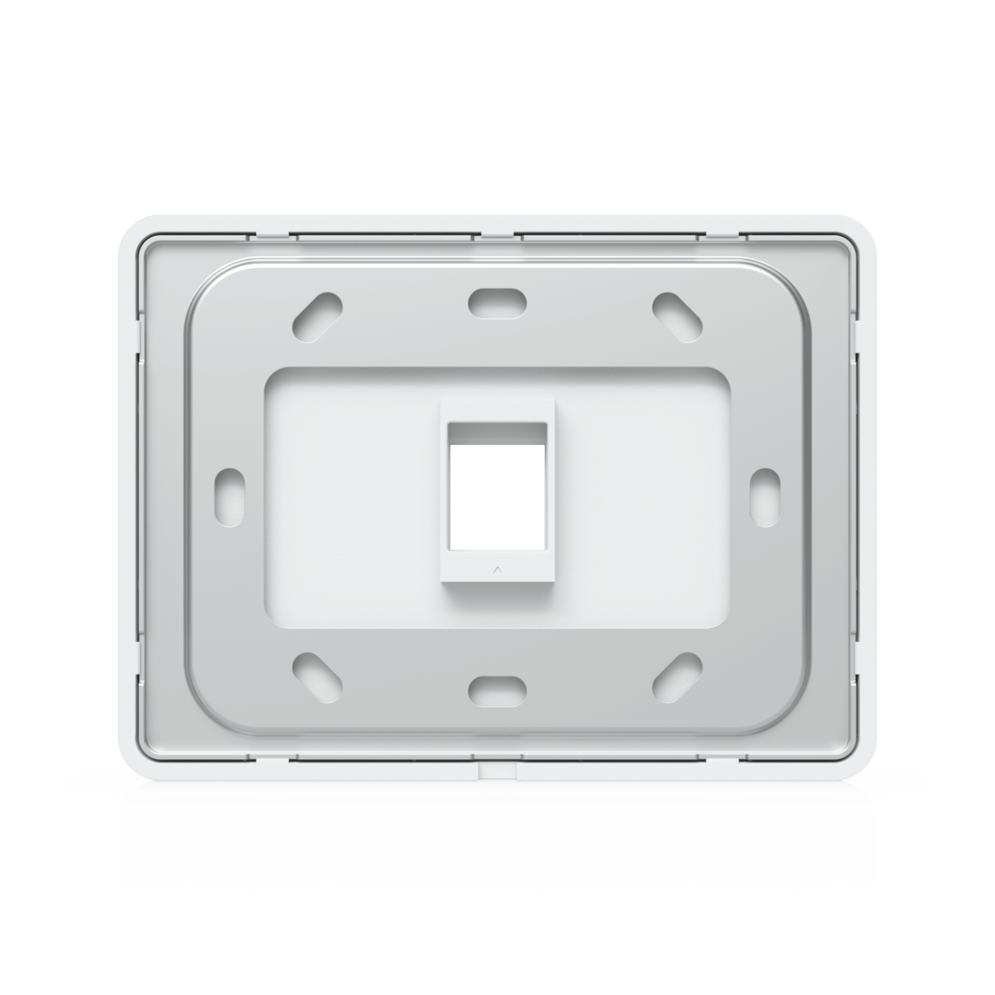 Placa Keystone Horizontal / 1 Puerto / Superficie Pintable / Policarbonato y Acero SGCC / 4.4 x 3.2 x 0.12 in / Paquete 4 Piezas