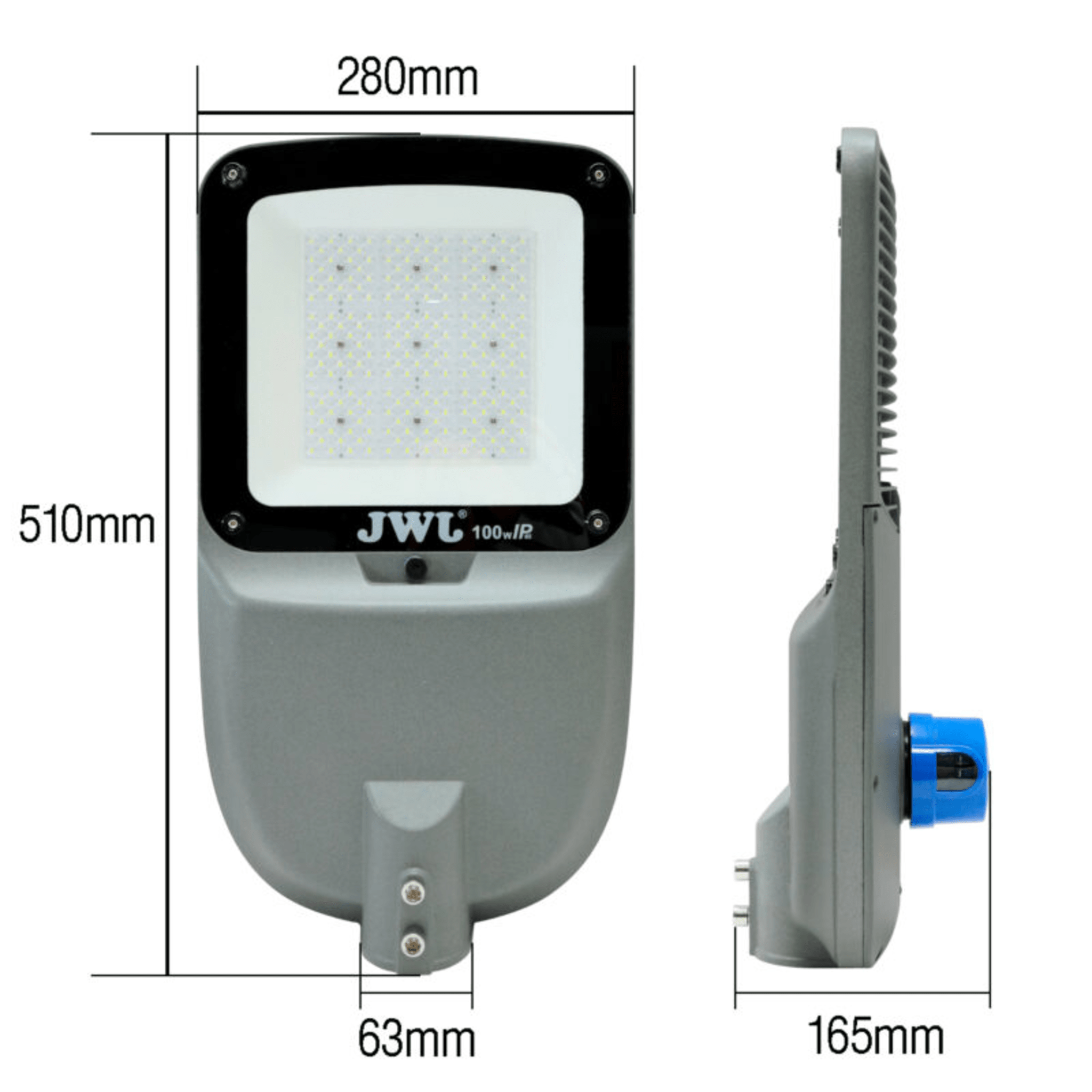 Luminario Urbano con Fotocelda / 200W / Flujo Luminoso 32 000 lm / Ángulo de Luz 105°-135° / IP65 / Montaje en Poste o Brazo / Vida Útil 50 000 h.