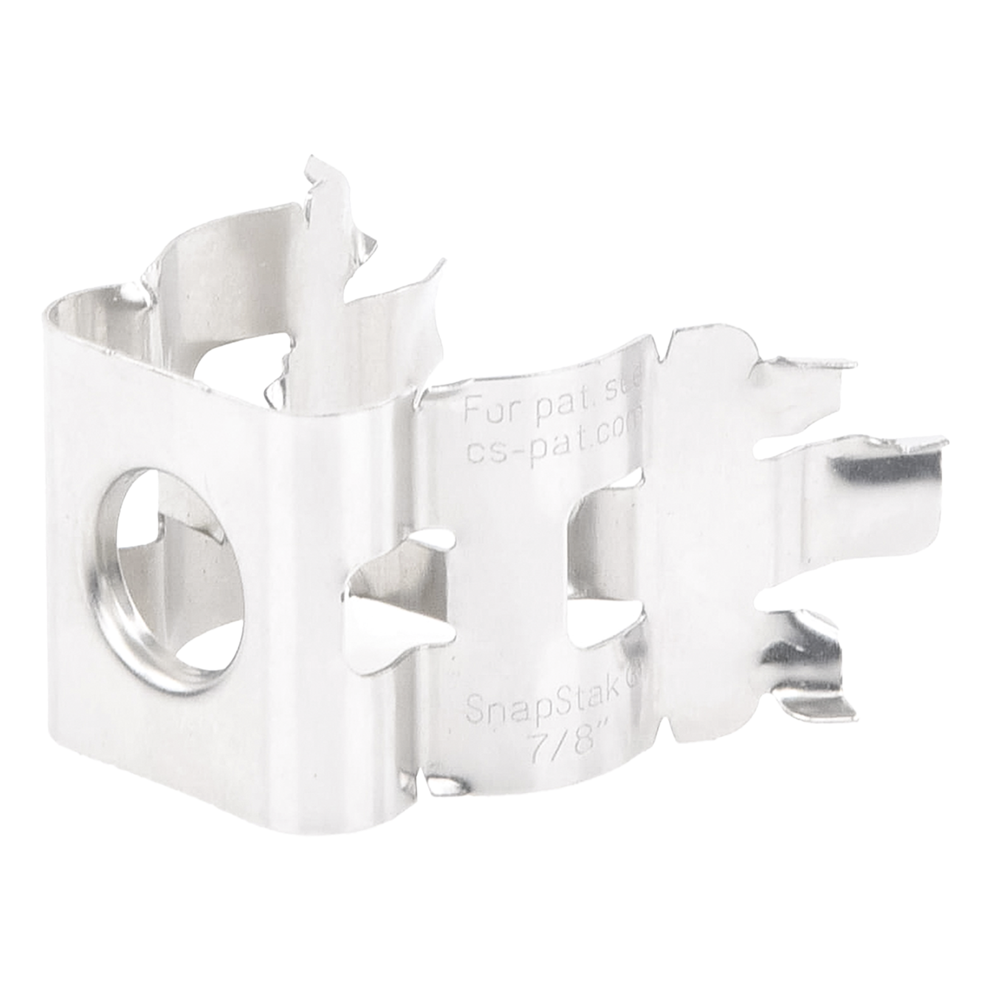 Sujetador de Presión / Cable Heliax 7/8" / Acero Inoxidable / Snap-In / Paquete 10 pzas / -40°C a +85°C