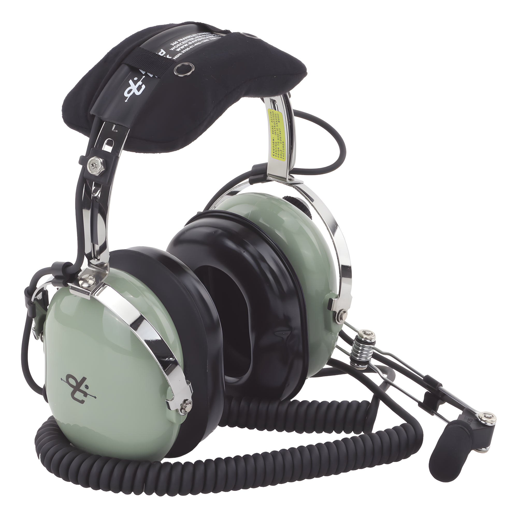 Auriculares de Aviación / Cancelación Activa de Ruido / Reducción 24 dB / Cable Espiral 1.5 m (4.9 ft) / Micrófono M-7A / Certificación FAA TSO