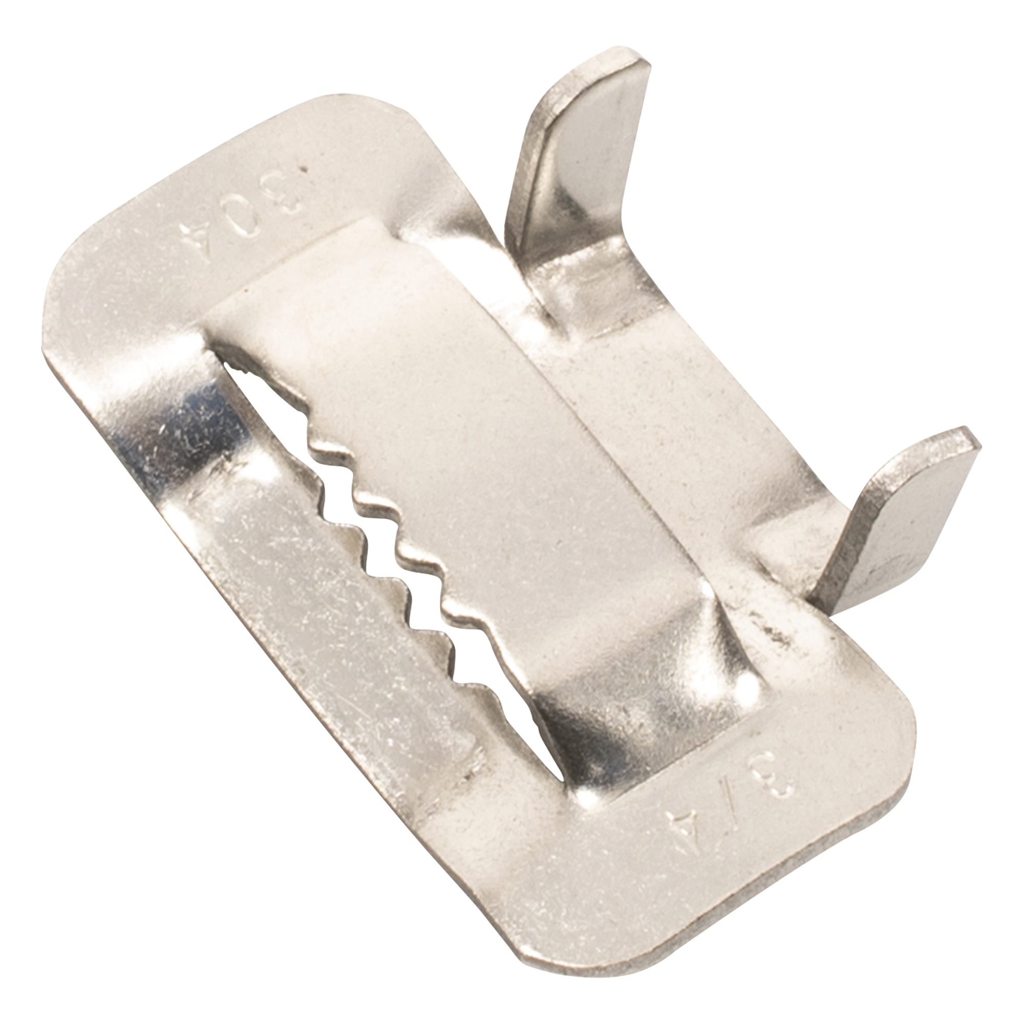 Hebilla de Acero Inoxidable / 3/4" / 100 Piezas / Compatible ADSS / Mini-ADSS / Figura 8 — LINKEDPRO BY EPCOM · SKU LP-SSBT-34