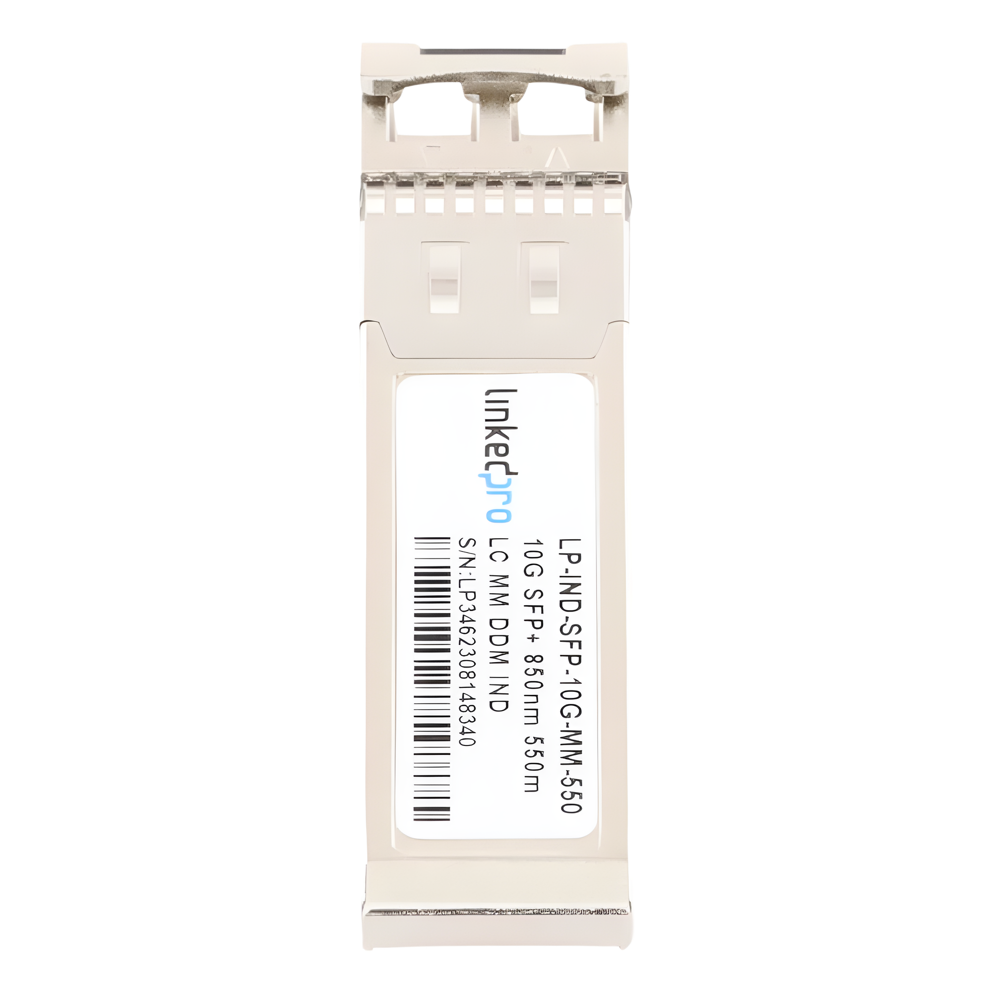 Transceptor Óptico Industrial SFP+ / 10 Gbps / Multimodo 850 nm / Alcance 550 m (1804.5 ft) / LC/UPC Dúplex / DDM / Hot-Pluggable