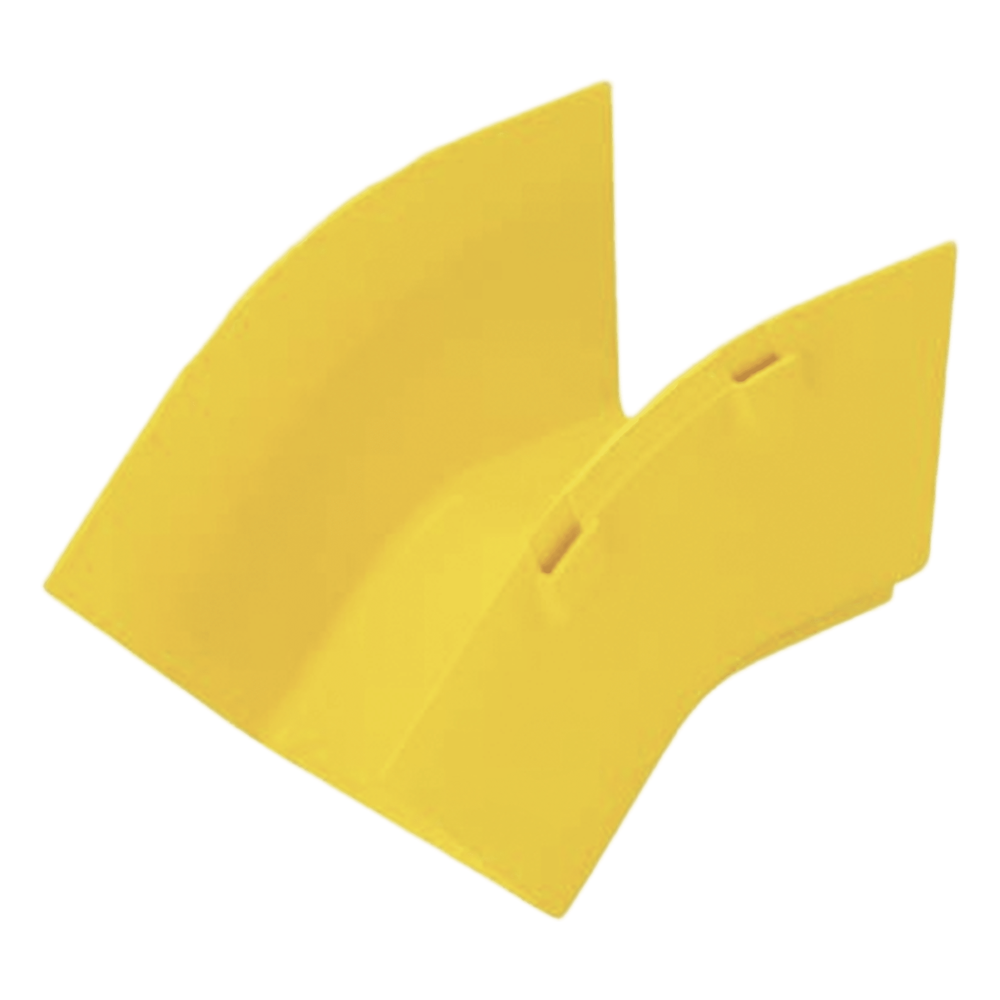Bajada Vertical Exterior / Ángulo 45° / Radio de Curvatura 2' (50.8 mm) / Canaleta 4x4 / Color Amarillo / QuikLock — PANDUIT · SKU FROV454X4LYL