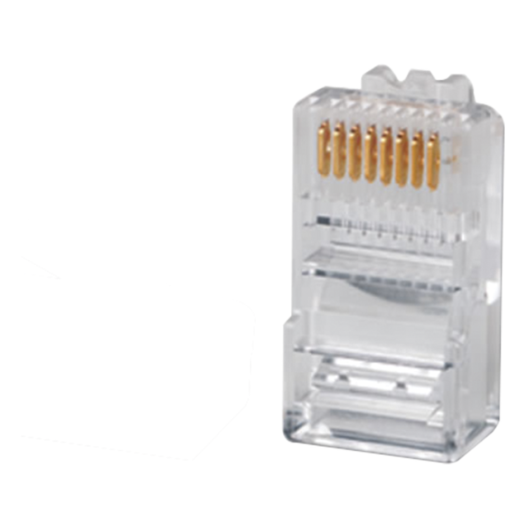 Plug RJ45 Cat5e / UTP 22-26 AWG / Chapado Oro 50μ / Diámetro Máx 5.08 mm (0.017 ft) — SIEMON · SKU P-8-8