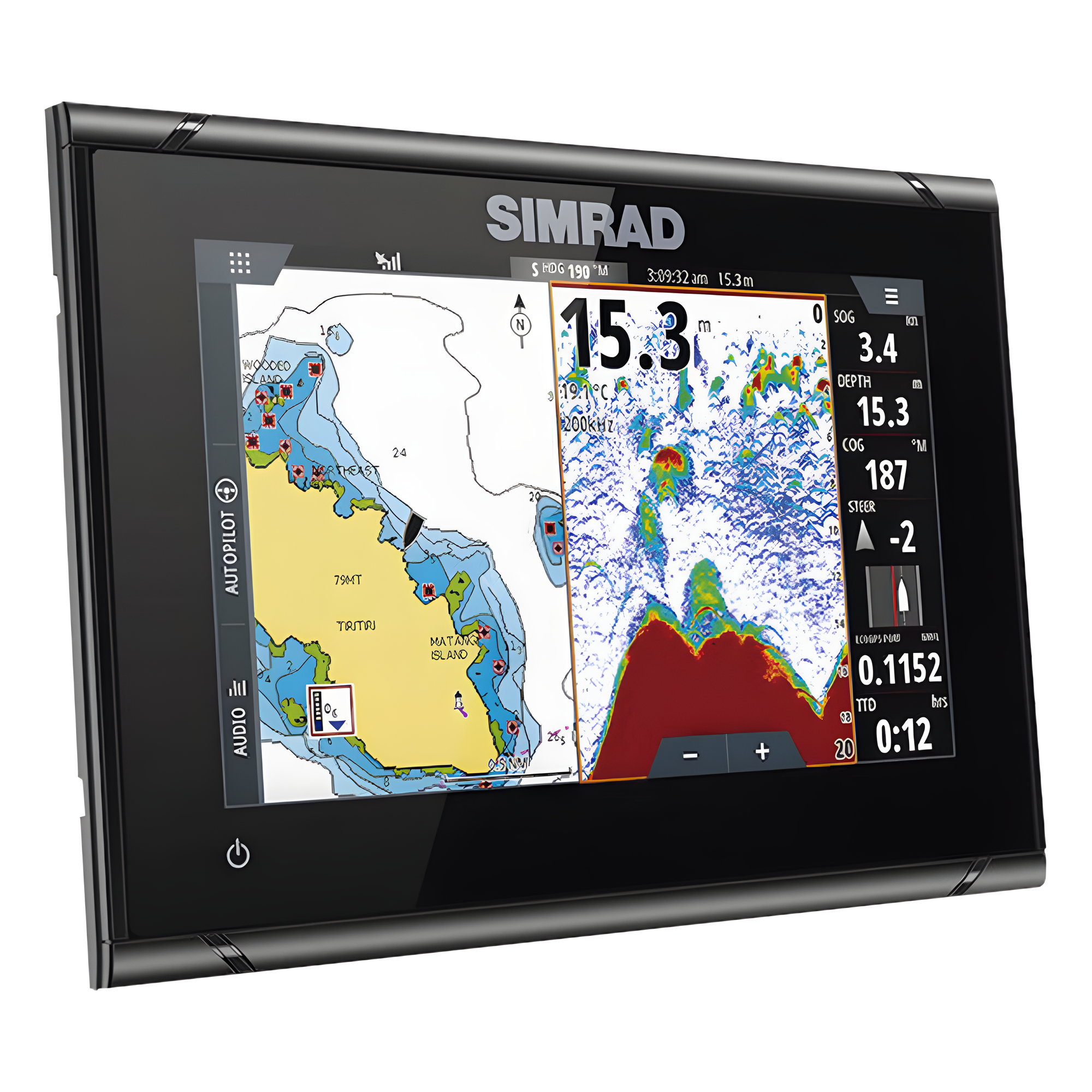 Pantalla Náutica Multifunción / 7 Pulgadas Táctil Multi-Touch / GPS Integrado / Sonar CHIRP y Active Imaging / Radar Halo24/20+ / NMEA 2000 / Wi-Fi / FishReveal