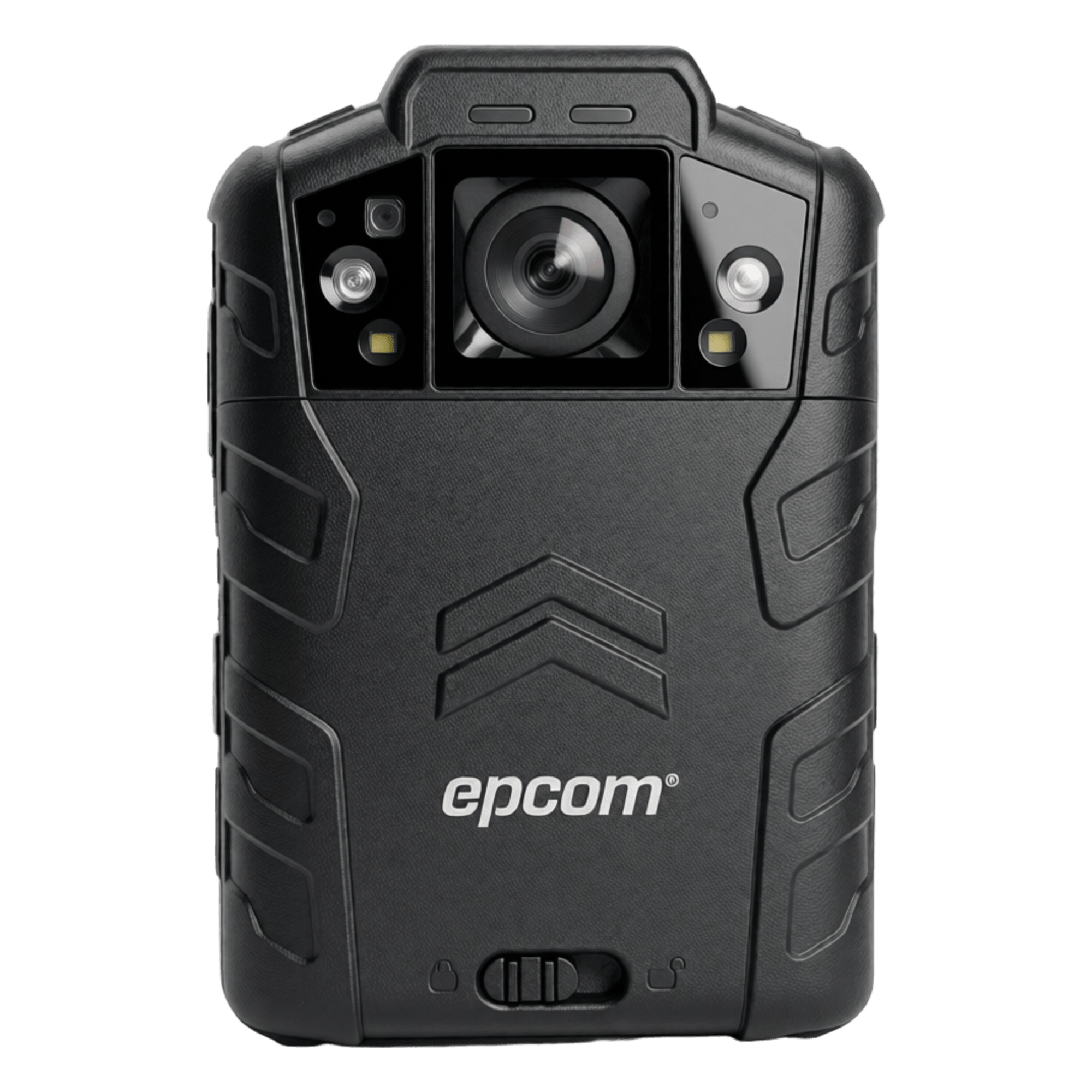 Body Camera / Video 4 Megapixel / Captura 48 Megapixel / IR 15 m (49.2 ft) / Ángulo 130° / Almacenamiento 128 GB — EPCOM · SKU XMRX5V2