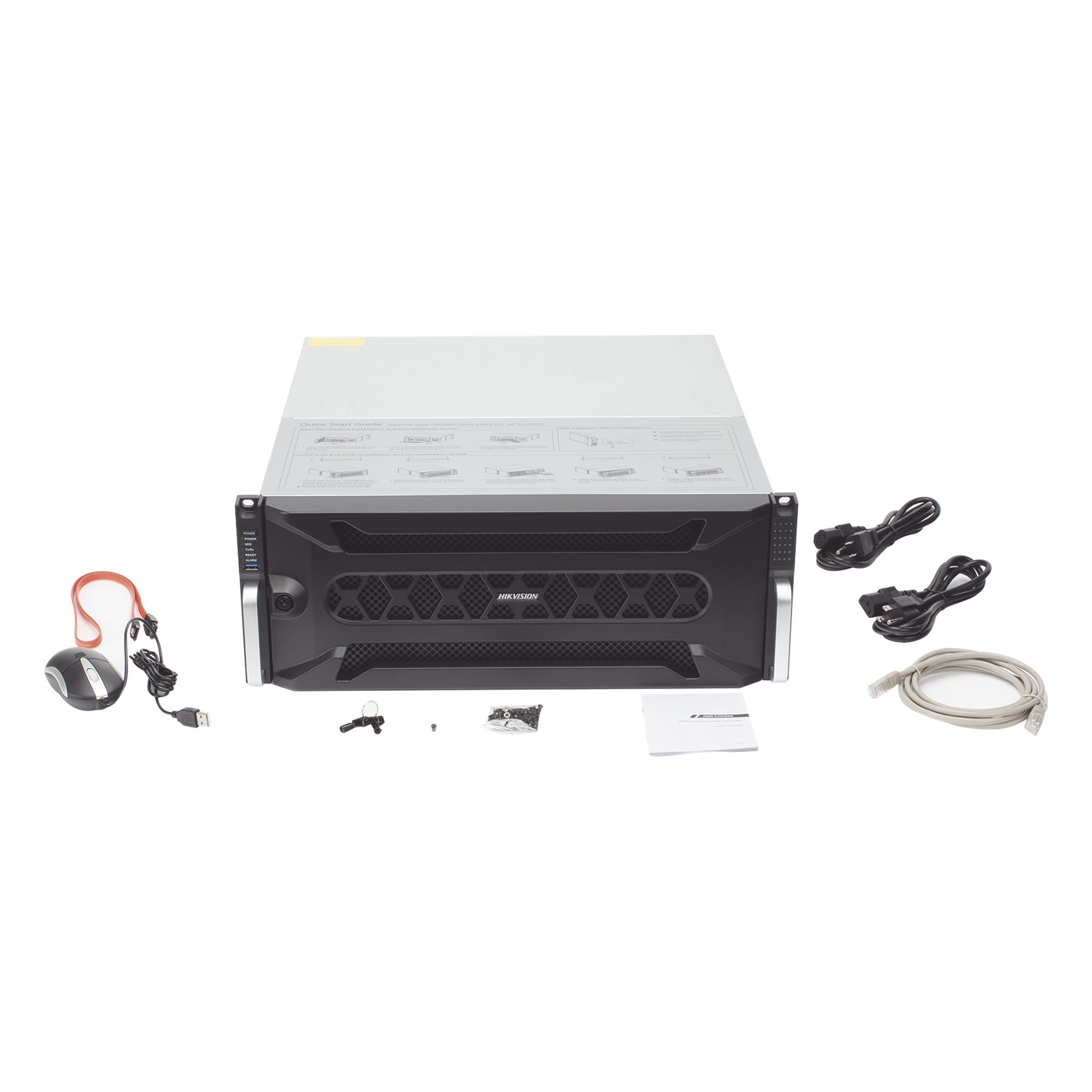 NVR 12 Megapixel (4K) / 256 canales IP / 24 Bahías de Disco Duro / 4 Puertos de Red / Soporta RAID con Hot Swap / NVR 