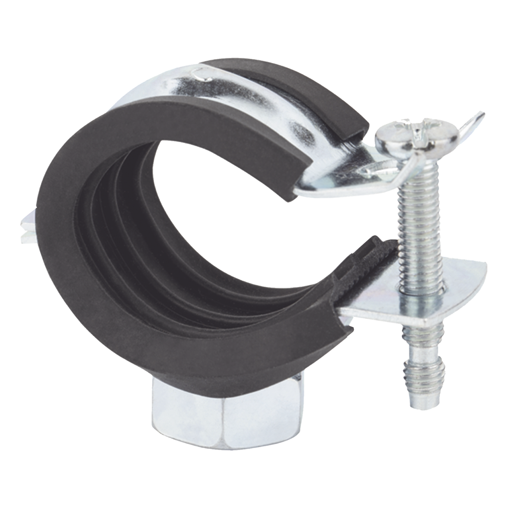 Abrazadera Isofónica / Instalación Rápida / 3/4" (28 mm) / Carga 60 kg / Acero 1.2 mm / -30°C a +120°C — INDEX · SKU AB-IRP-028