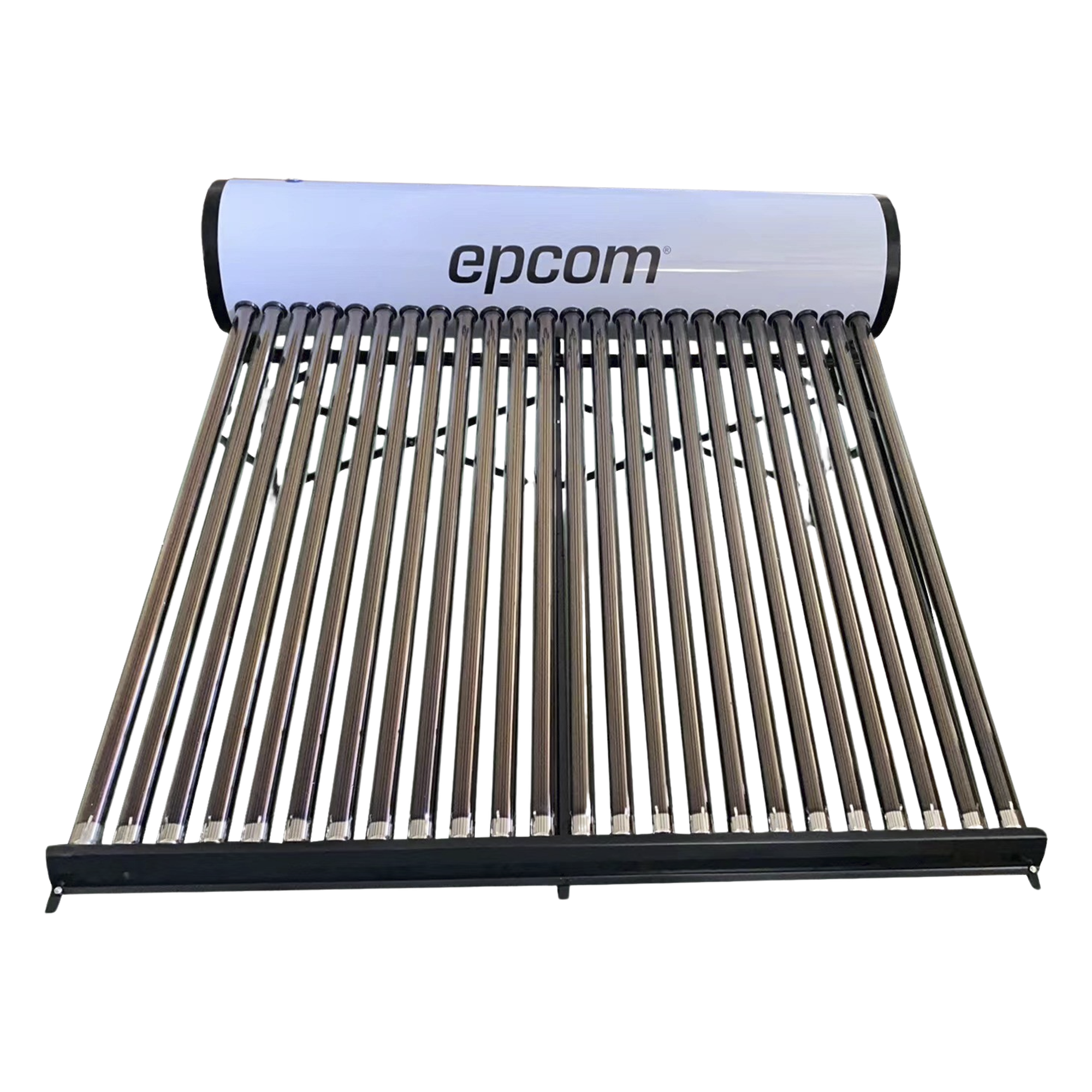 Calentador Solar de Baja Presión / 240 L / 24 Tubos de Vacío / Resistente a Granizo 25 mm / Termotanque Inoxidable Grado Alimenticio / Altura Mínima 1.2 m (3.9 ft) — EPCOM · SKU STELPWH240