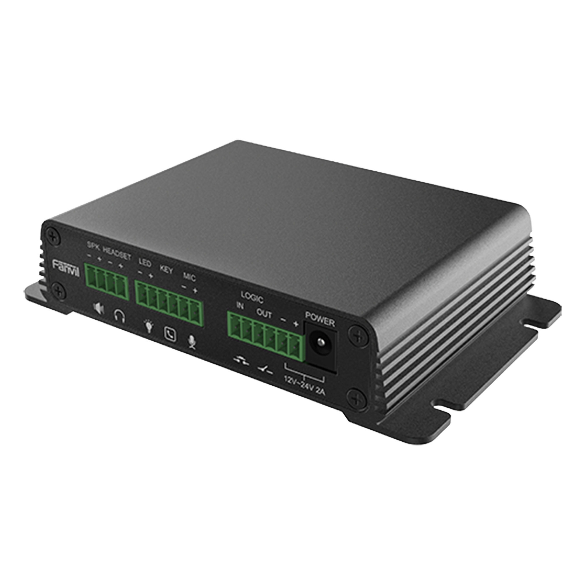 Gateway SIP de Voceo y Paging / Amplificador Integrado 30 W / PoE / Intercomunicación Audio/Video / 2 Líneas SIP / Compatible IP/RTP/RTSP — FANVIL · SKU PA2S