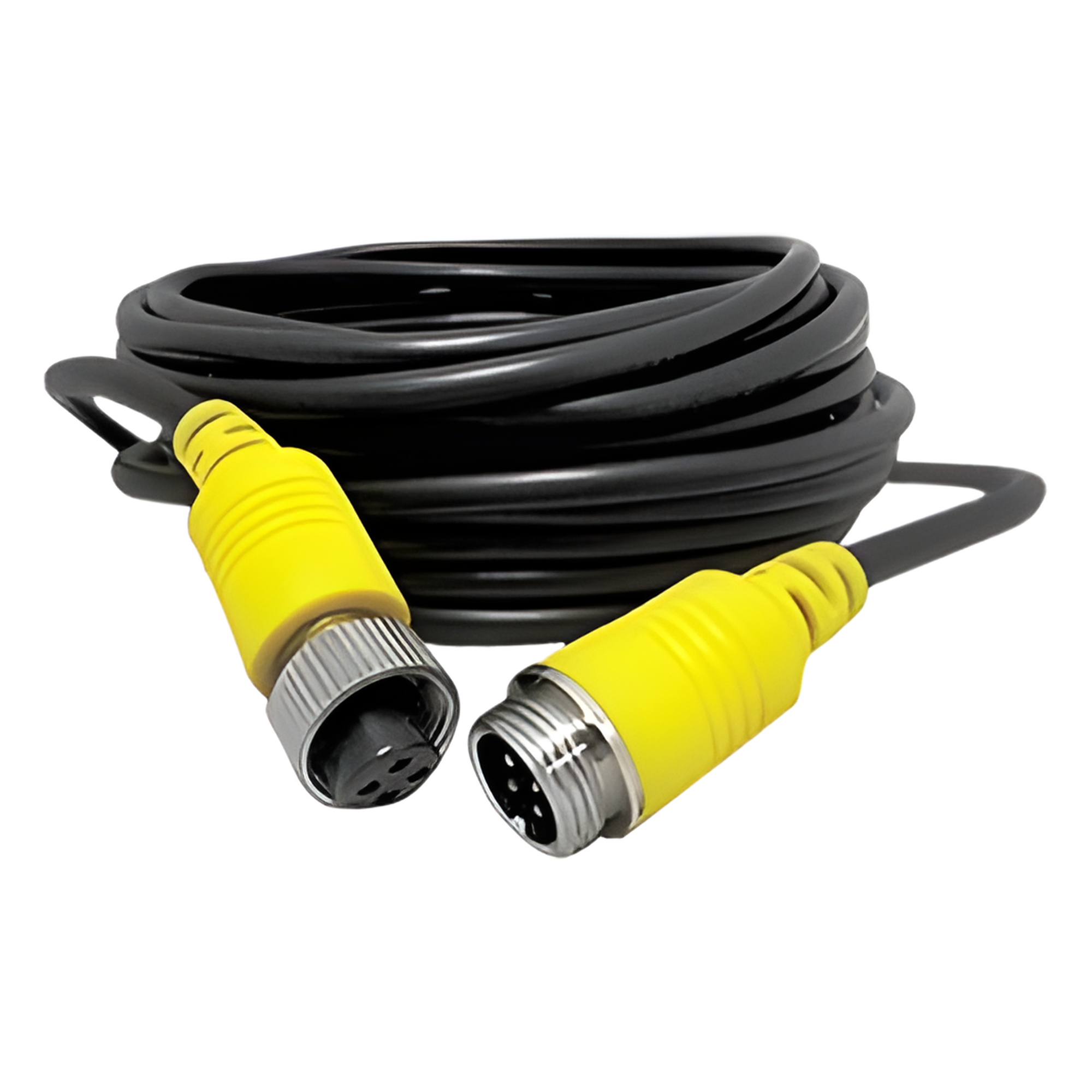 Cable Extensor para Videovigilancia Móvil / 7 m (23 ft) / Conector Aviación / Video Audio Voltaje / Analógico y AHD / 5.5 mm — EPCOM · SKU XMREXT7MV2