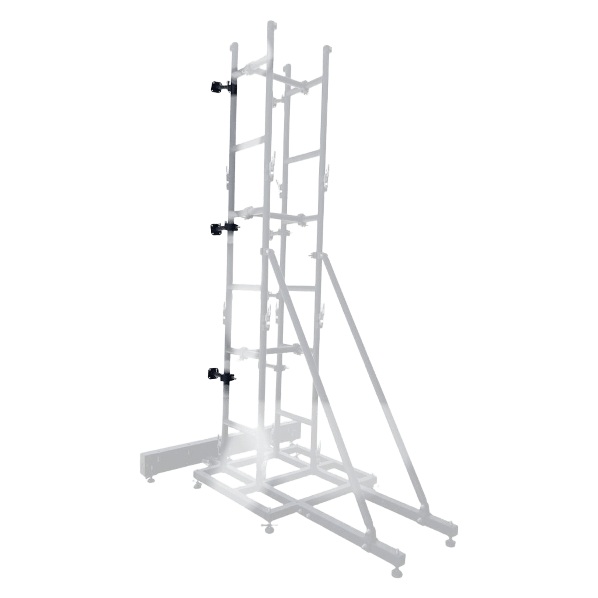 Abrazadera Retráctil para Pantalla LED / Carga 50 kg / Compatible 1.5 m x 3 m (4.9 ft x 9.8 ft) / Aluminio Anticorrosión / Instalación Sin Herramientas