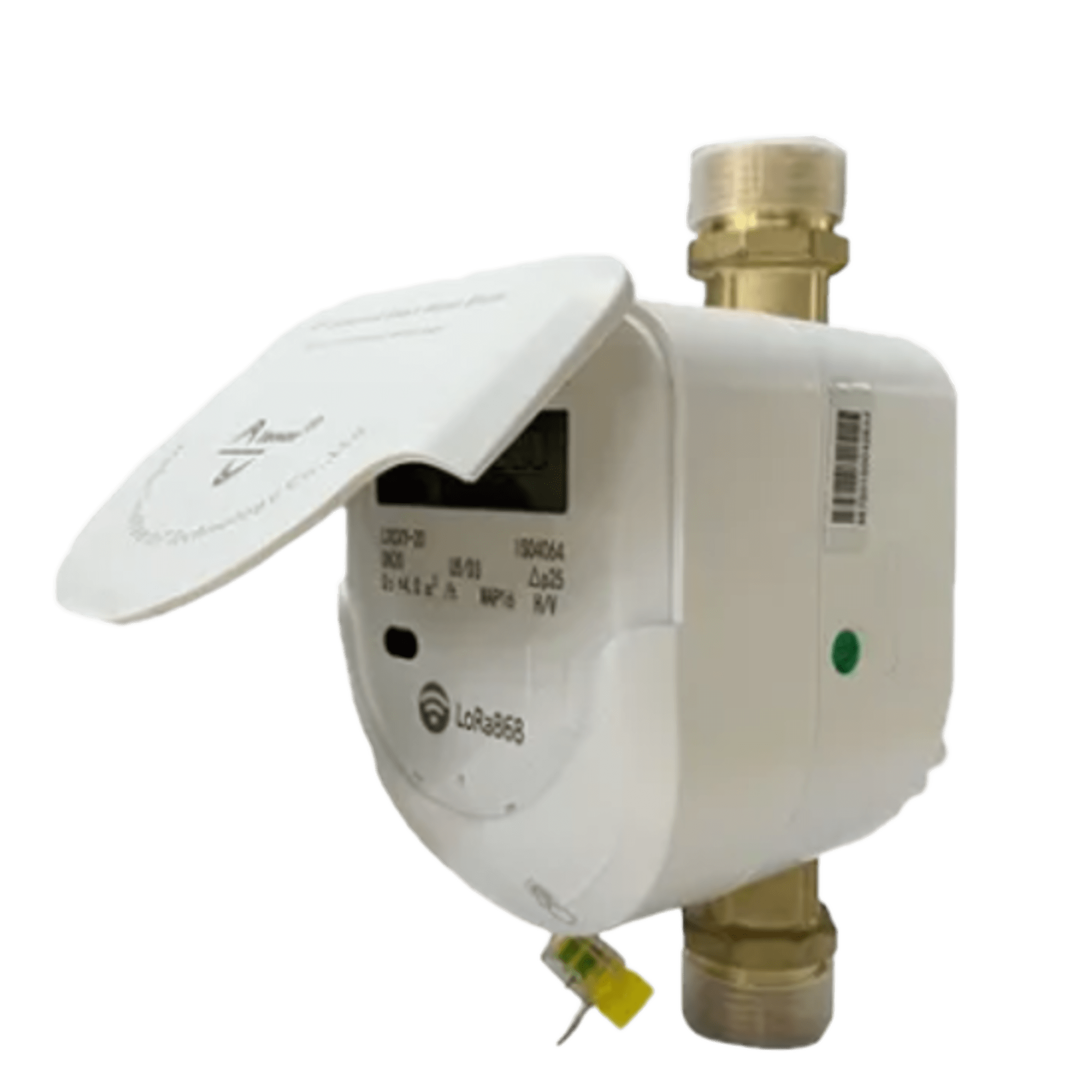 Medidor Ultrasónico de Agua LoRaWAN / 1 Pulgada / Medición Bidireccional / IP68 / Válvula Integrada / LCD 9 Dígitos / Batería 6+1 Años