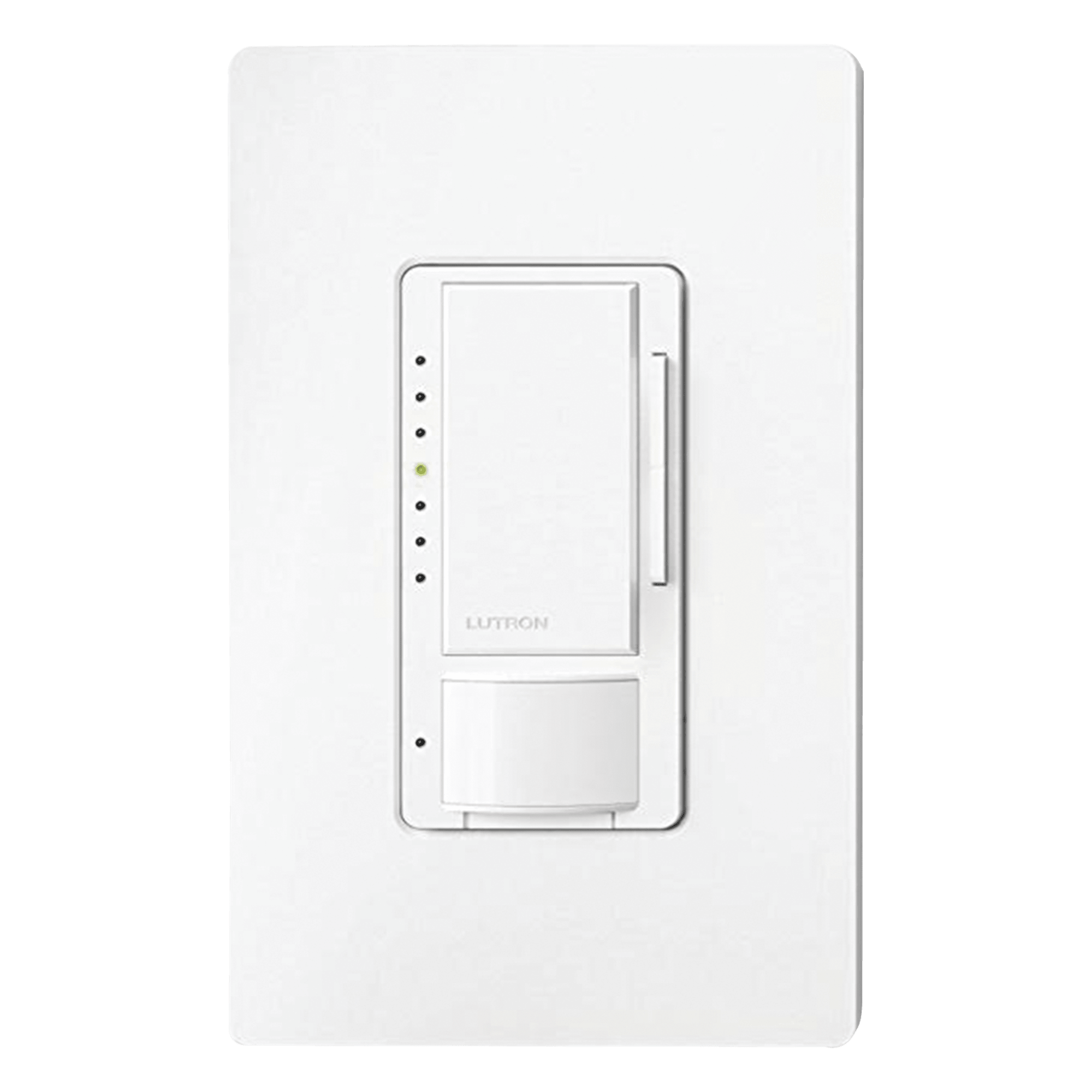 Atenuador de Pared con Sensor de Ocupación y Vacancia / 120 V / 600 W Incandescente-Halógeno / 150 W LED-CFL / 180° / 81 m² (871.9 ft²) / Unipolar o Multilocalización — LUTRON ELECTRONICS · SKU MSCLOP153MWH