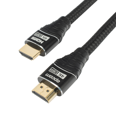 Cable HDMI de 5 Metros (16.40 Pies) | Alta Definición | Longitud | Versión 2.0 | Alta Velocidad 18Gbps | 4K@60Hz | Conectores Chapados en Oro | Tipo Redondo — EPCOM PROAUDIO · SKU EP-RH-4K-5M