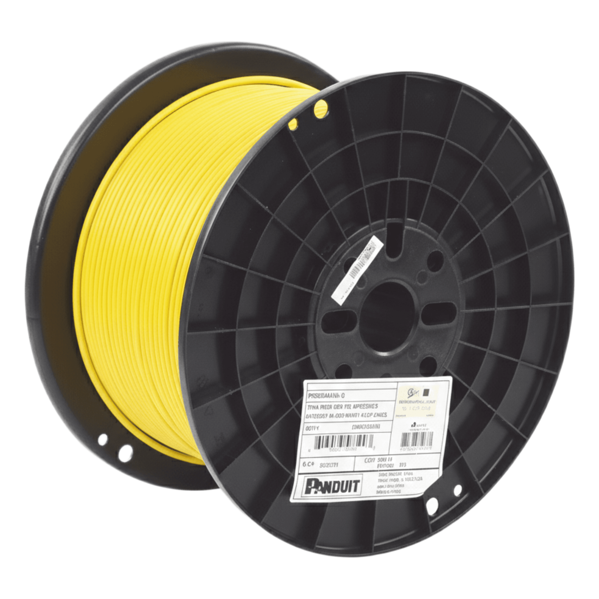 Bobina de Cable UTP / Cat6A / 23 AWG / CMR Riser / 305 m (1000 pies) / Vari-MaTriX / Amarillo — PANDUIT · SKU PUR6AV04YL-G