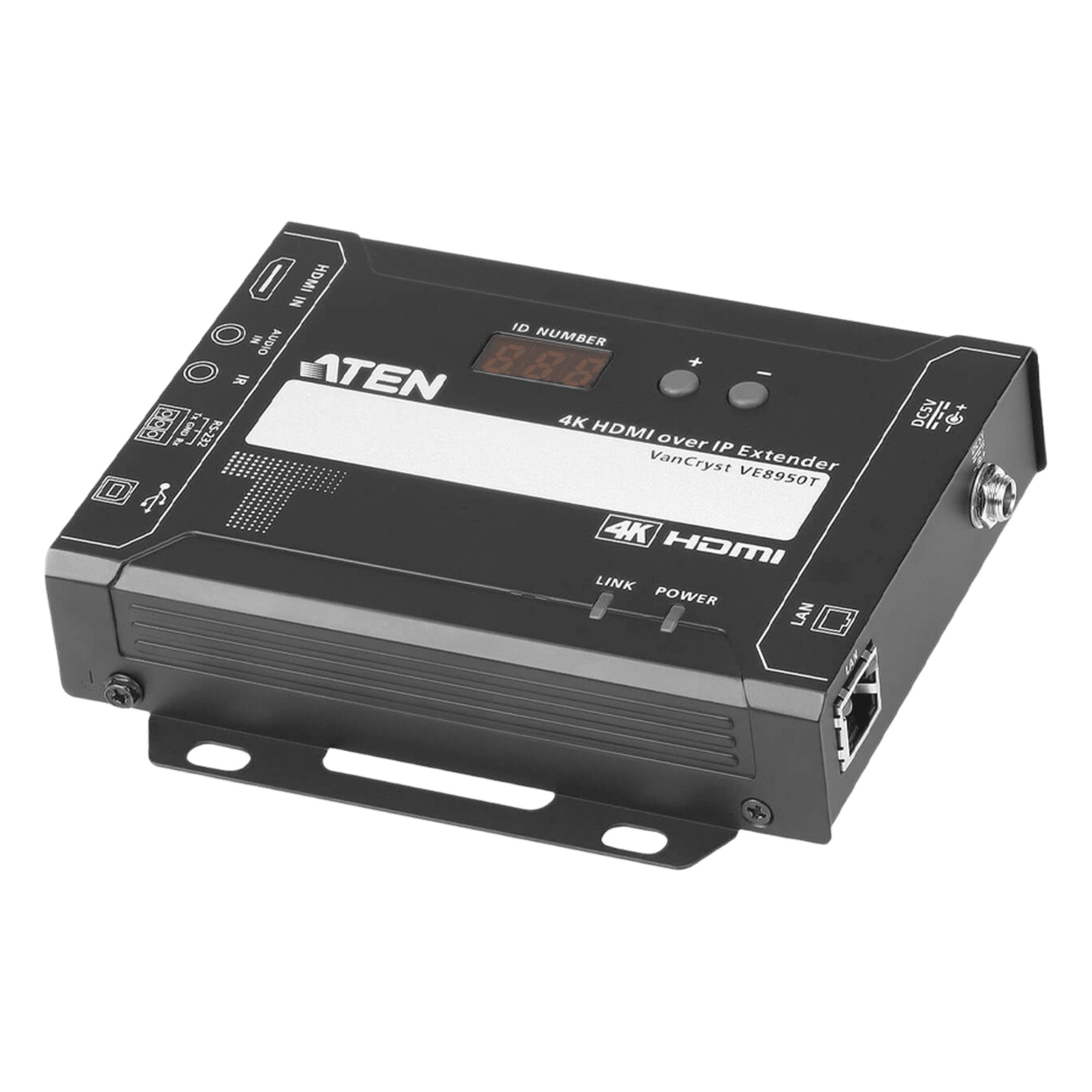 Transmisor Video sobre IP HDMI / 4K Ultra HD 4096x2160 @ 30Hz / Compresión Lossless / Latencia Ultra Baja / PoE 802.3af / Video Wall 8x8 / RS-232 e IR / Daisy Chain — ATEN · SKU VE8950T