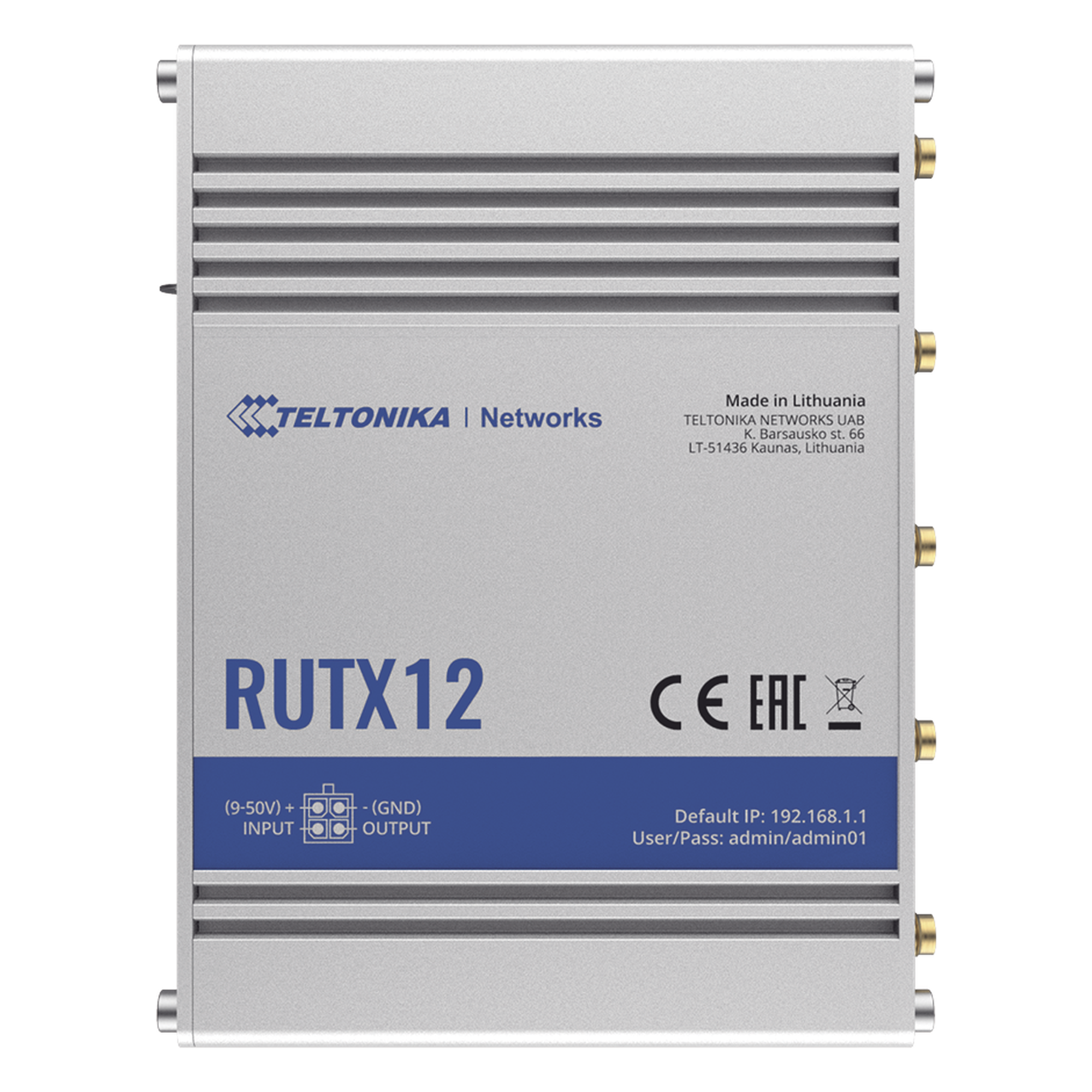 Router Industrial Dual LTE Cat 6 / 600 Mbps / 5 Puertos Gigabit / WiFi 5 Doble Banda / Doble SIM / GNSS / PoE / -40°F a 167°F