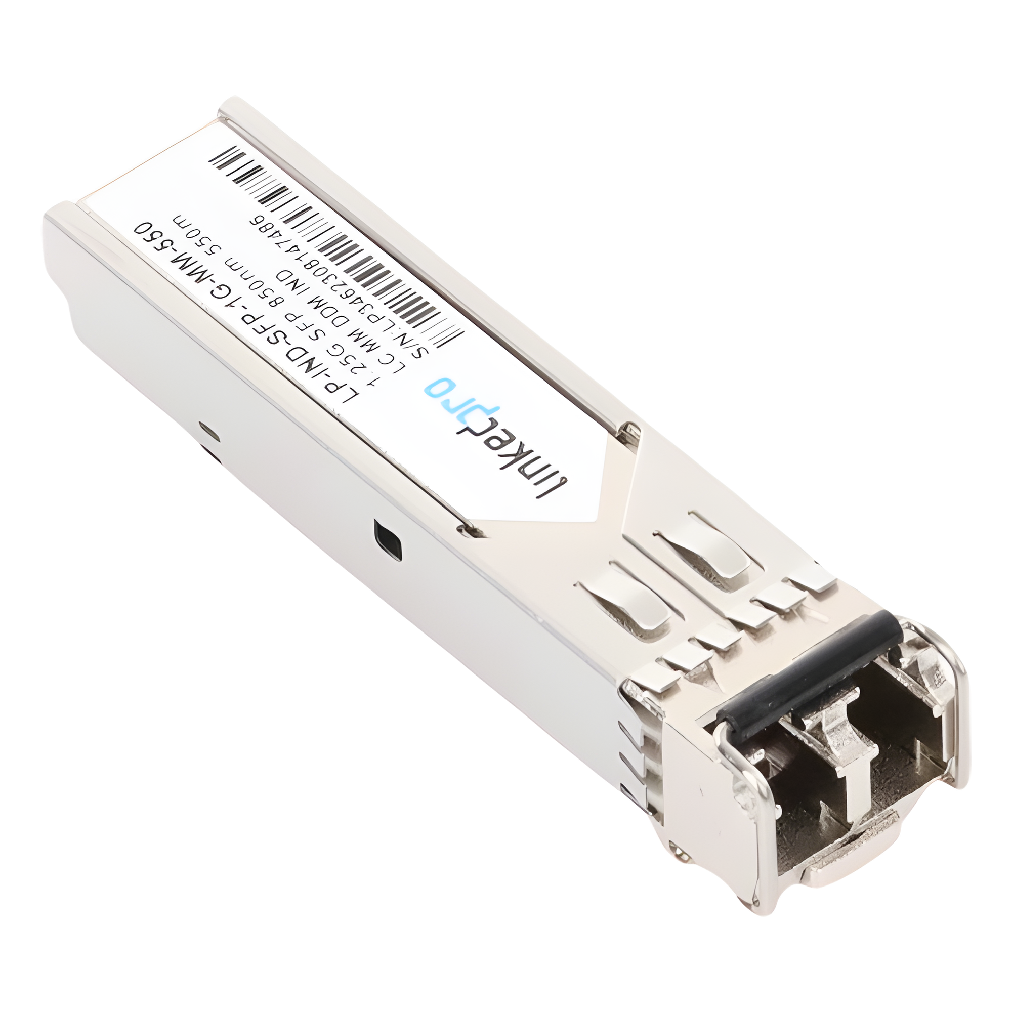 Transceptor Óptico Industrial SFP / Multimodo 850 nm / 1.25 Gbps / 1000BASE-SX / LC/UPC Dúplex / DDM / 550 m (1804.5 ft) / Clase 1 Láser