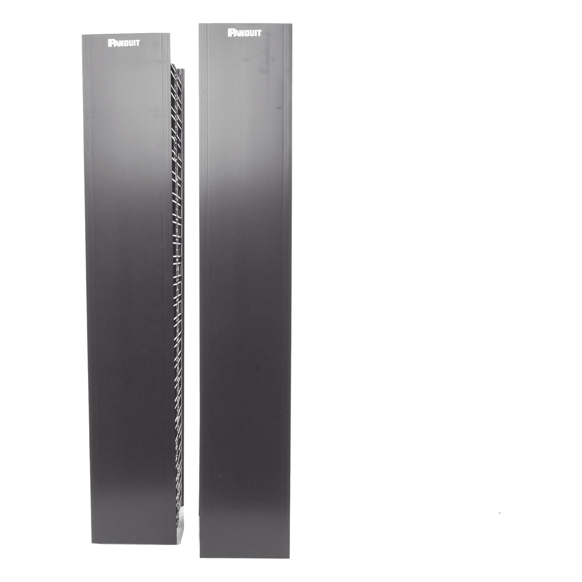 Organizador Vertical de Cable / Doble Capacidad Frontal y Posterior / 45 RU / 6.7in (170mm) Ancho / 83.0in (2108mm) Alto / Negro — PANDUIT · SKU WMPVHC45E