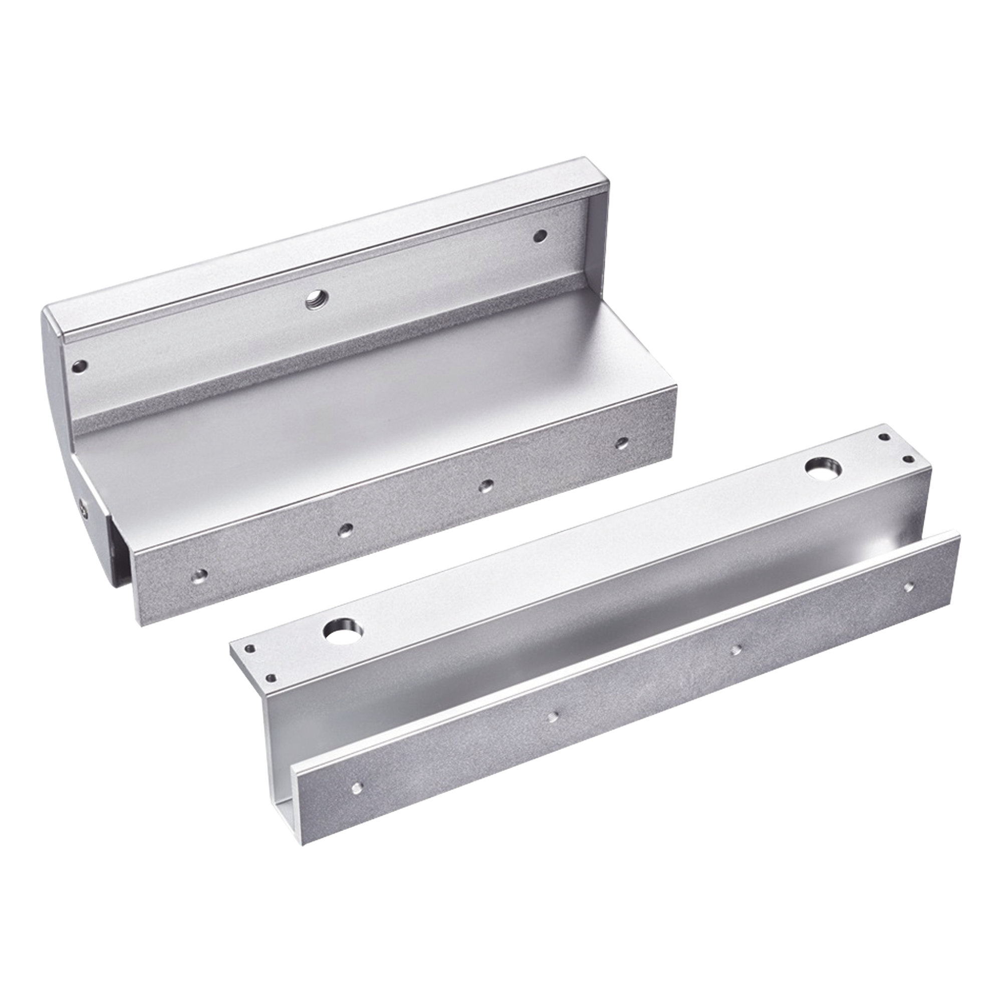 Montaje en U para Puerta de Cristal / Aluminio / Vidrio 10-15 mm / Apertura 90° / 0.885 kg — ACCESSPRO · SKU BU600NDLED