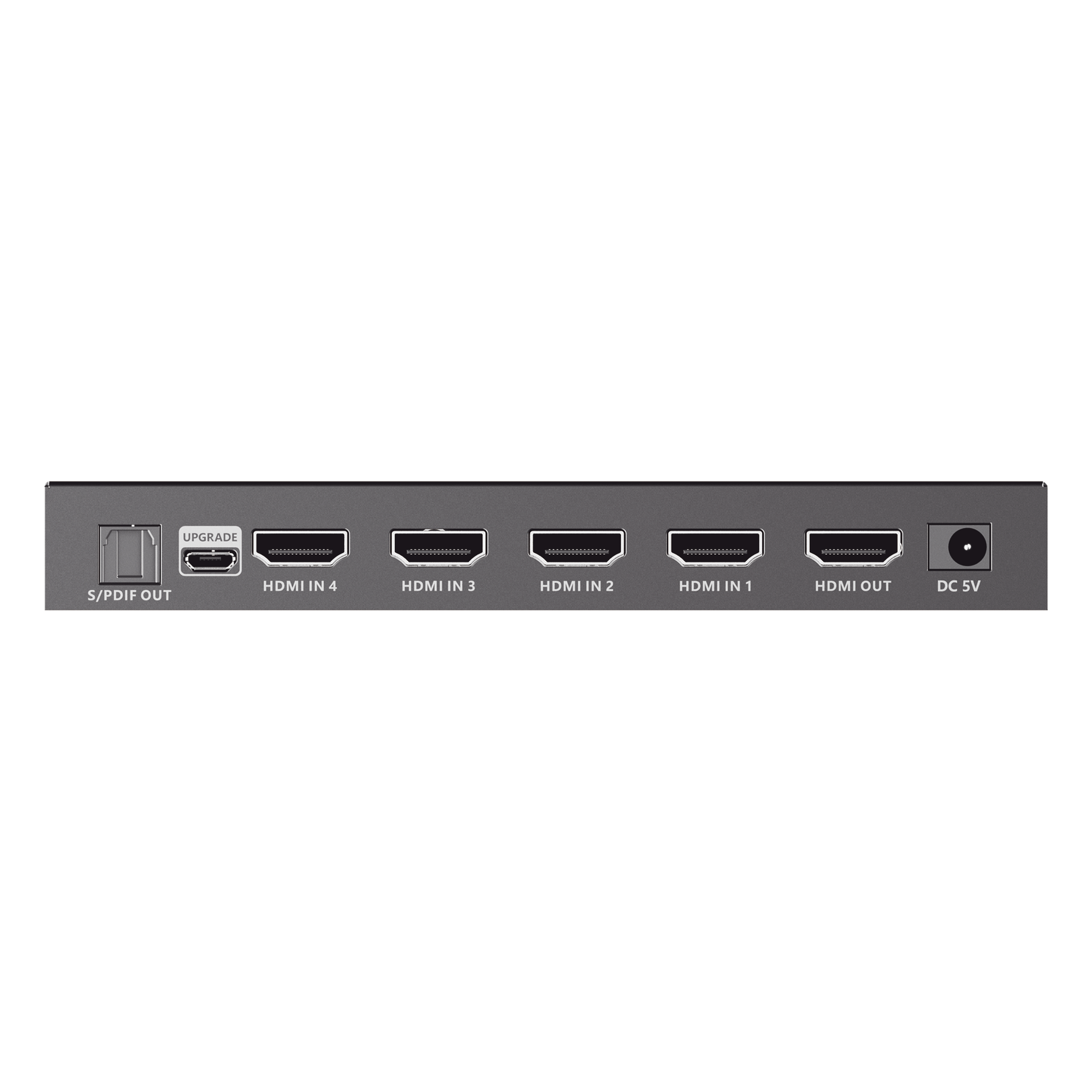 Conmutador HDMI / 4 Entradas 1 Salida / 8K@60Hz / 48 Gbps / HDMI 2.1 / Control IR y RS-232