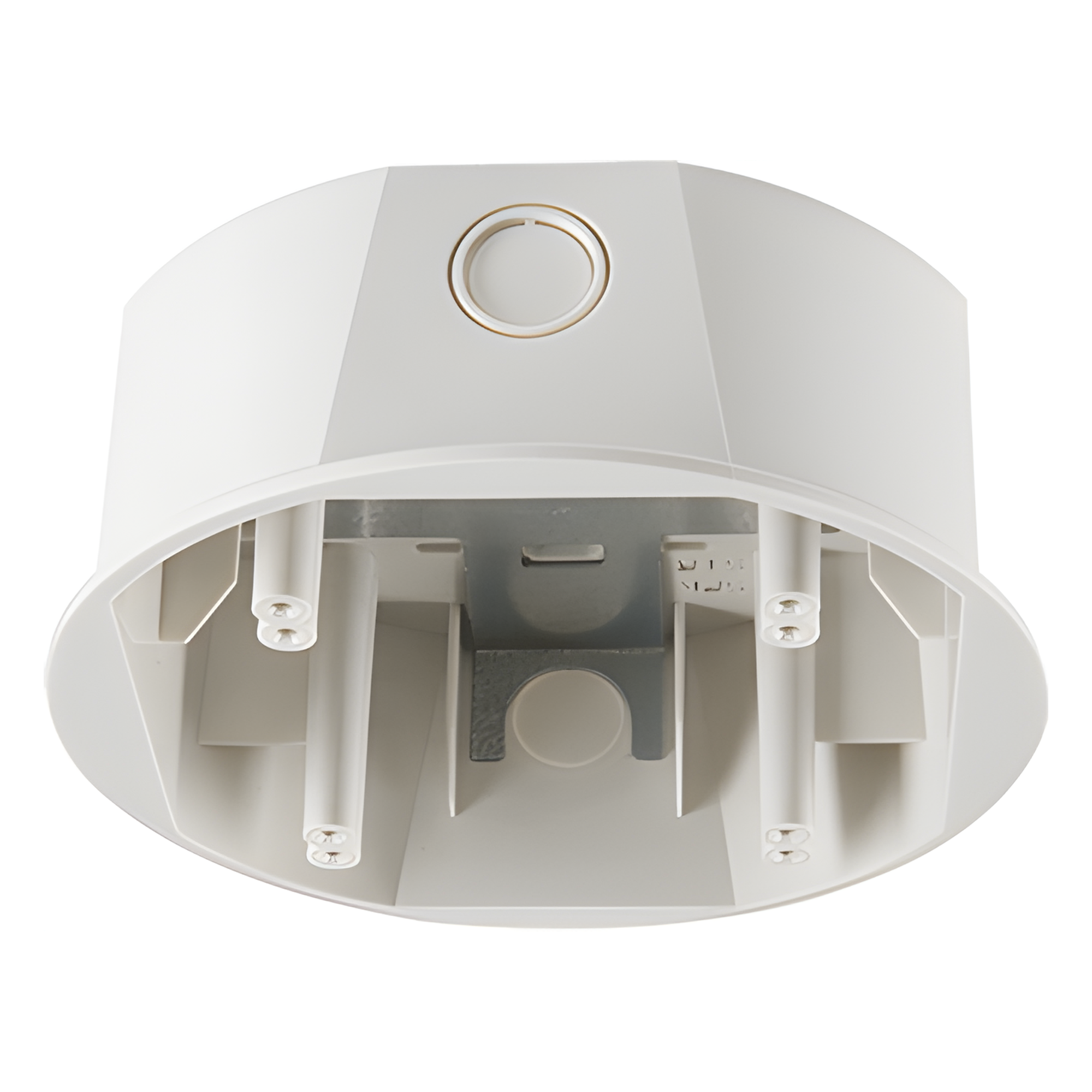 Caja de Montaje en Techo / Para Sirena y Estrobo / Diseño Compacto / Compatible Serie L / Color Blanco — SYSTEM SENSOR · SKU SBB-CWL
