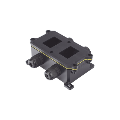 Caja de Plástico ABS/PA66 para Interruptores AccessPRO /  Compatible con los Interruptores APB-0 Series / IP65 / 4 Puertos de Conexión