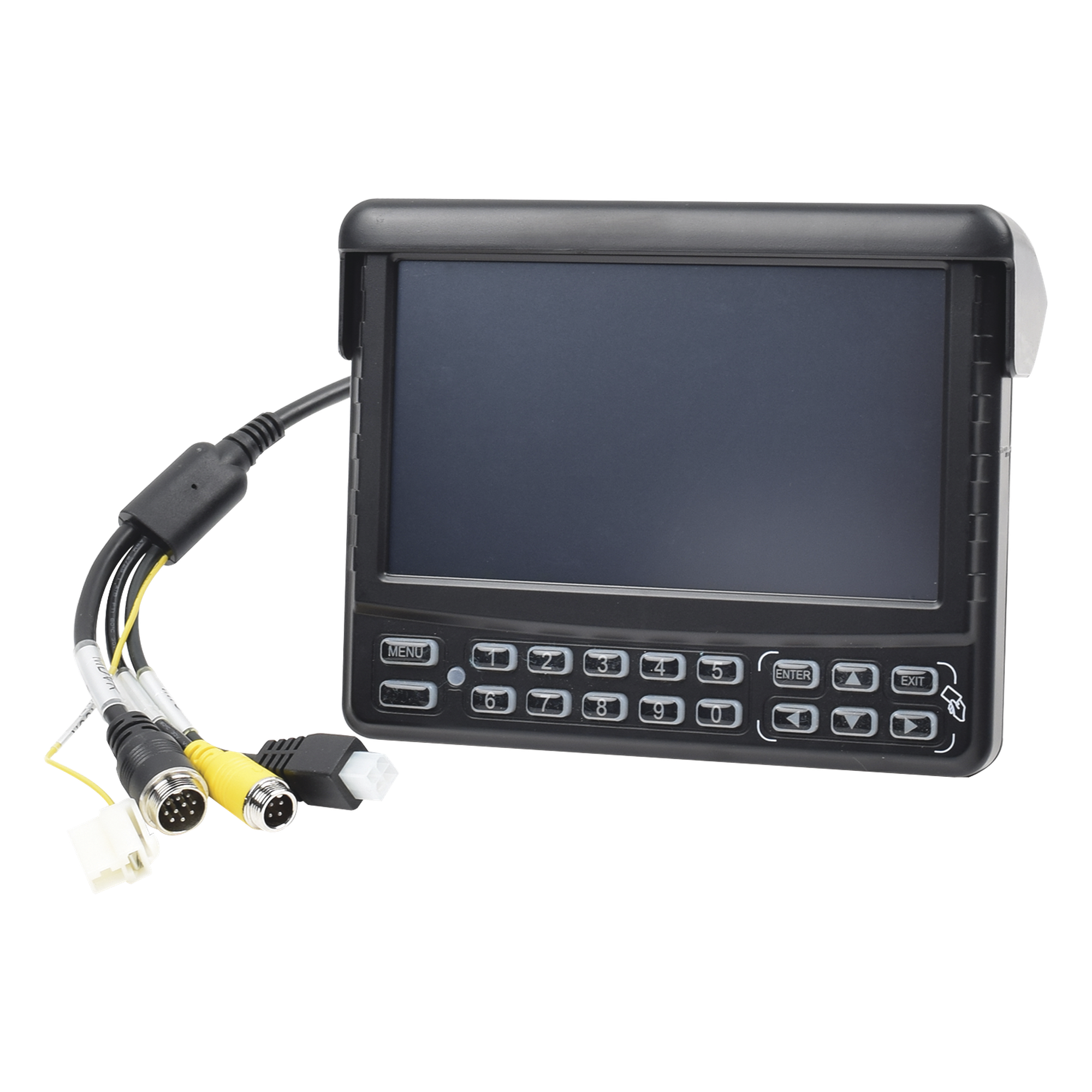 Panel de Control Dáctilar Multifuncional con Monitor de 7" / Soporta Audio de Dos Vías / Compatible con DVR´s Móviles XMR Epcom 