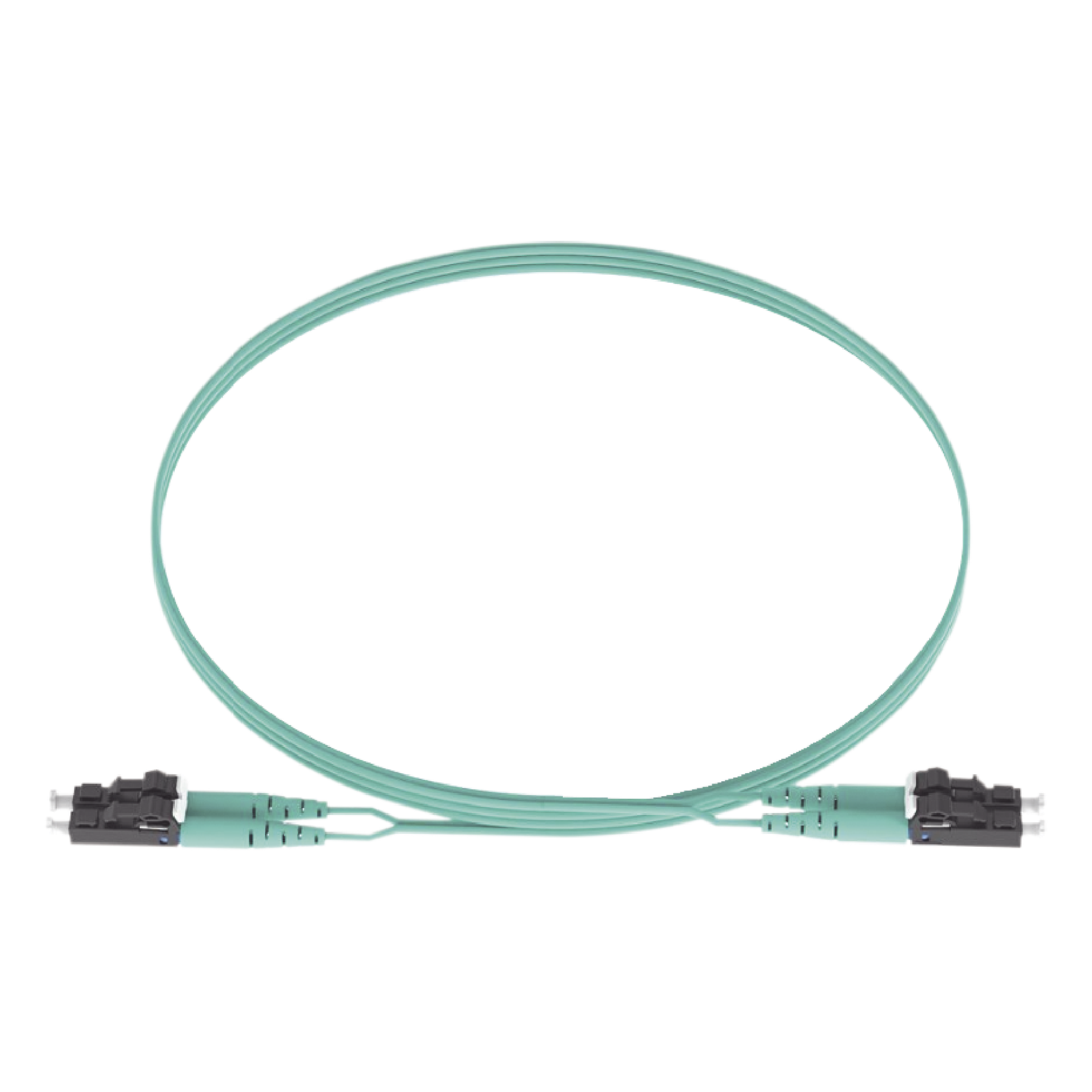 Jumper de Fibra Óptica / Multimodo OM3 50/125 / LC-LC Dúplex / OFNR Riser / LSZH / 5 m (16.40 pies) — PANDUIT · SKU FX2ERLNLNSNM005