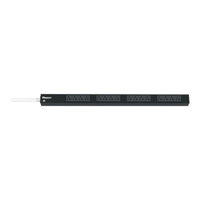 PDU Básico para Distribución de Energía, Enchufe de Entrada NEMA 5-20P, Con 16 Contactos NEMA 5-20R, de Instalación Vertical, 20 Amp, 120 Vca