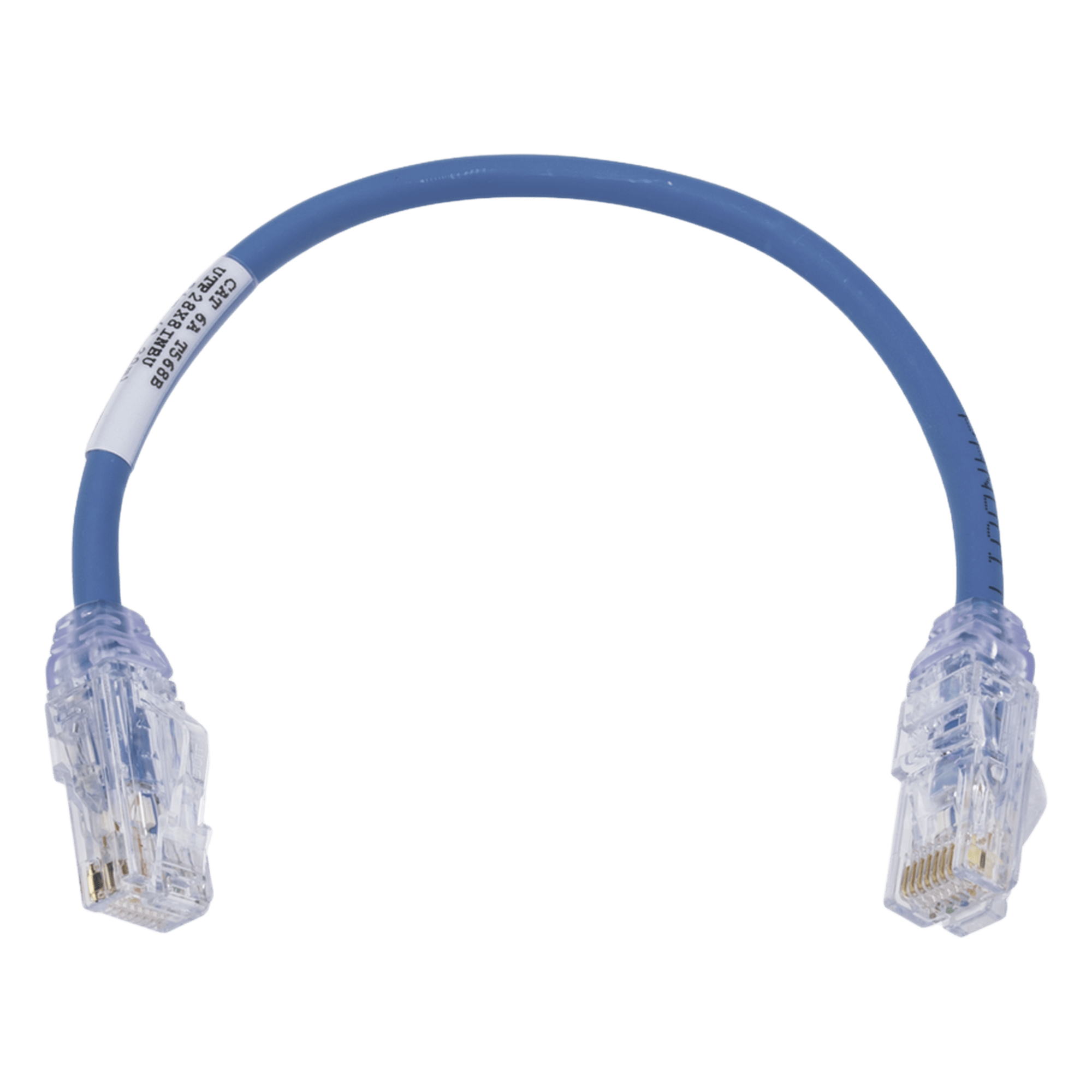 Cable de Parcheo UTP Cat6A / 28AWG / CM-LSZH / 0.3 m (1 Pie) / Azul — PANDUIT · SKU UTP28X1BU