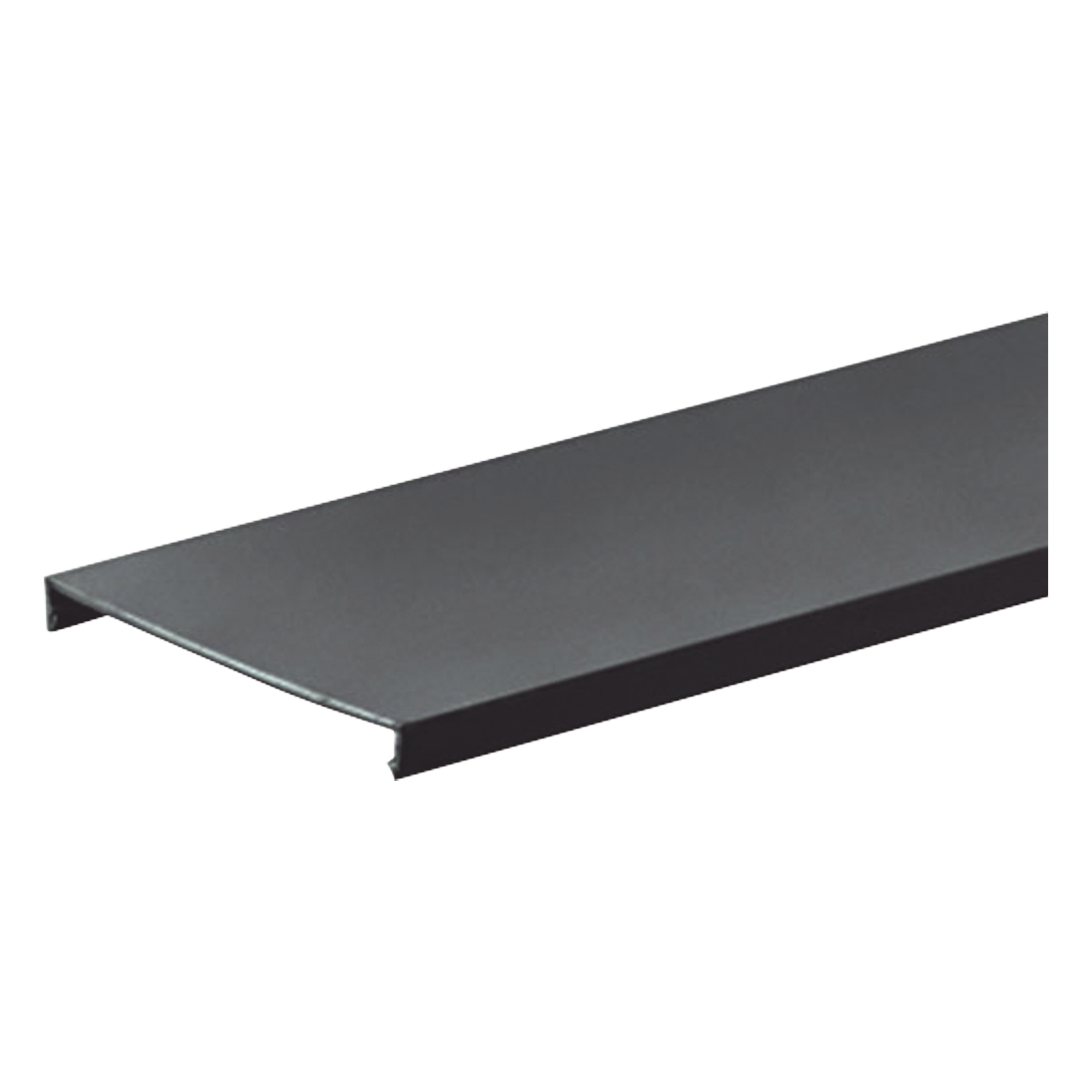 Tapa para Canaleta Ranurada / 32 mm Ancho / 1828.8 mm (6 ft) Largo / PVC Sin Plomo / UL94 V-0 / Negro — PANDUIT · SKU C1BL6