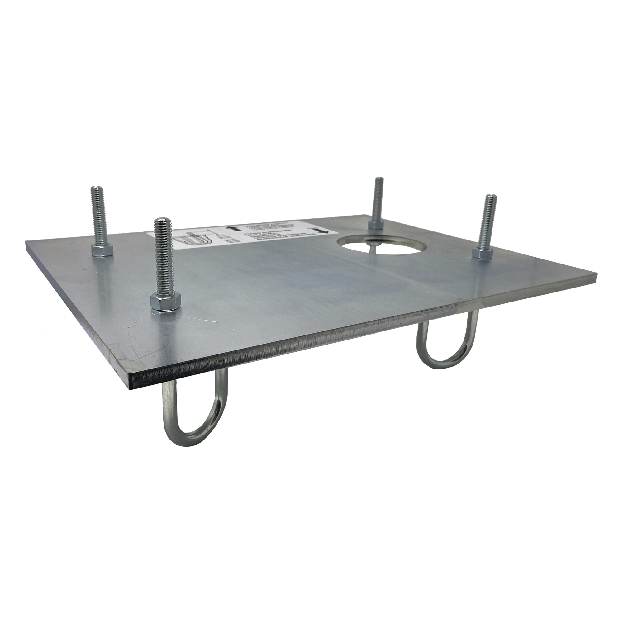 Placa de cimentación / Fijación antivibración / Compatible FAAC 884 / Refuerzo estructural · SKU 737628