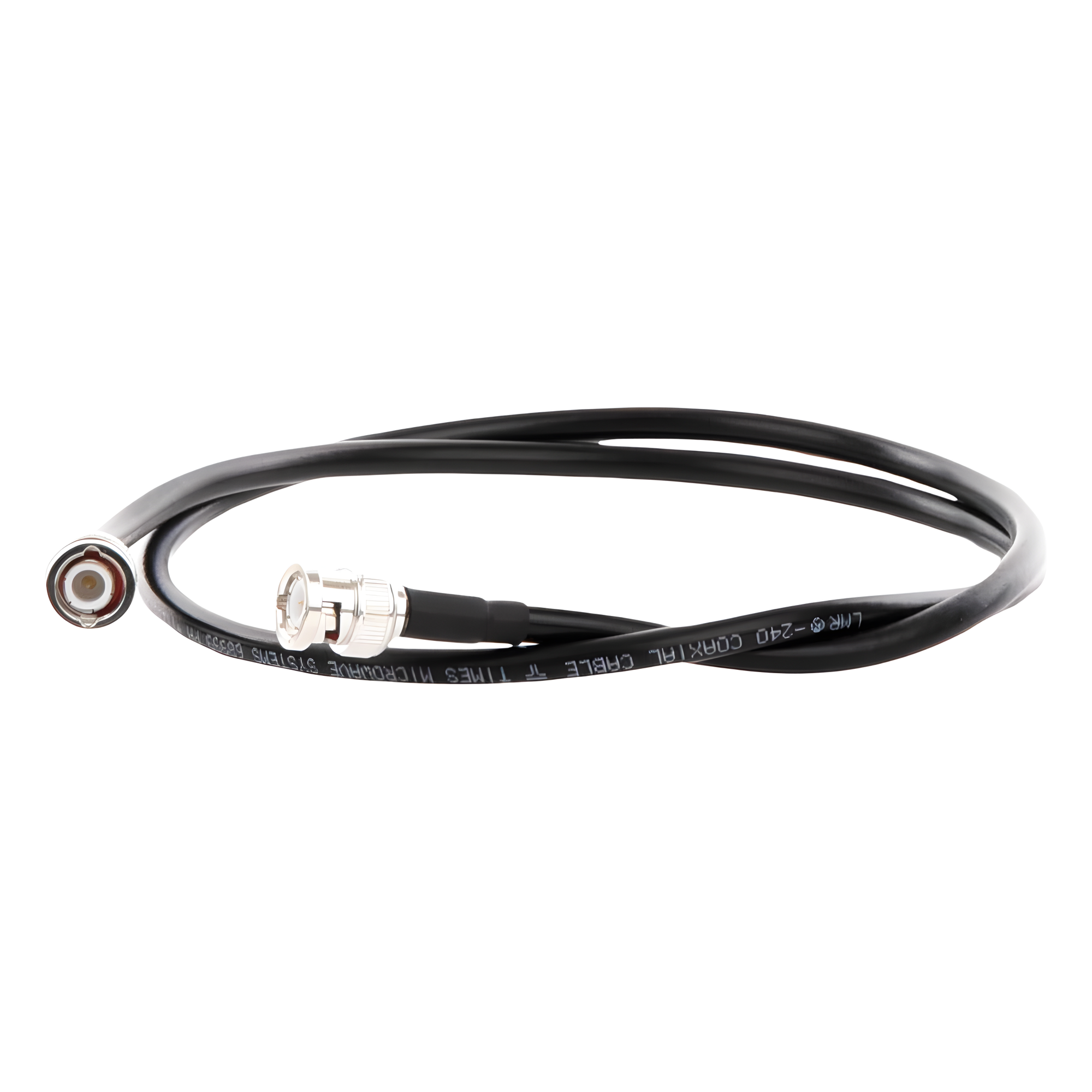Jumper Coaxial RF / Cable LMR-240 (RG-8/X) / 85 cm / Conectores BNC Macho a BNC Macho / 50 Ohm
