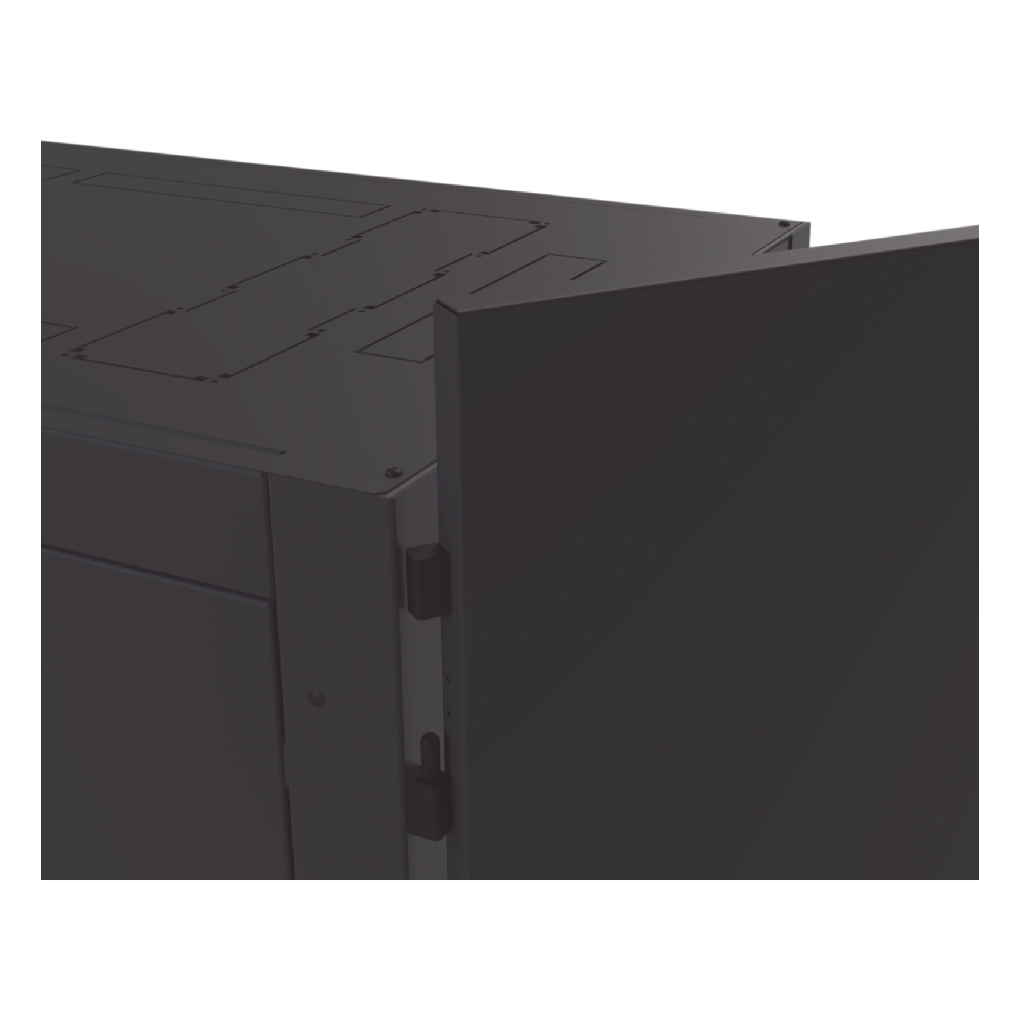 Gabinete Rack de Piso / 19" Estándar / 42UR / 600 mm x 1000 mm / Acero / Puerta con Cristal Templado
