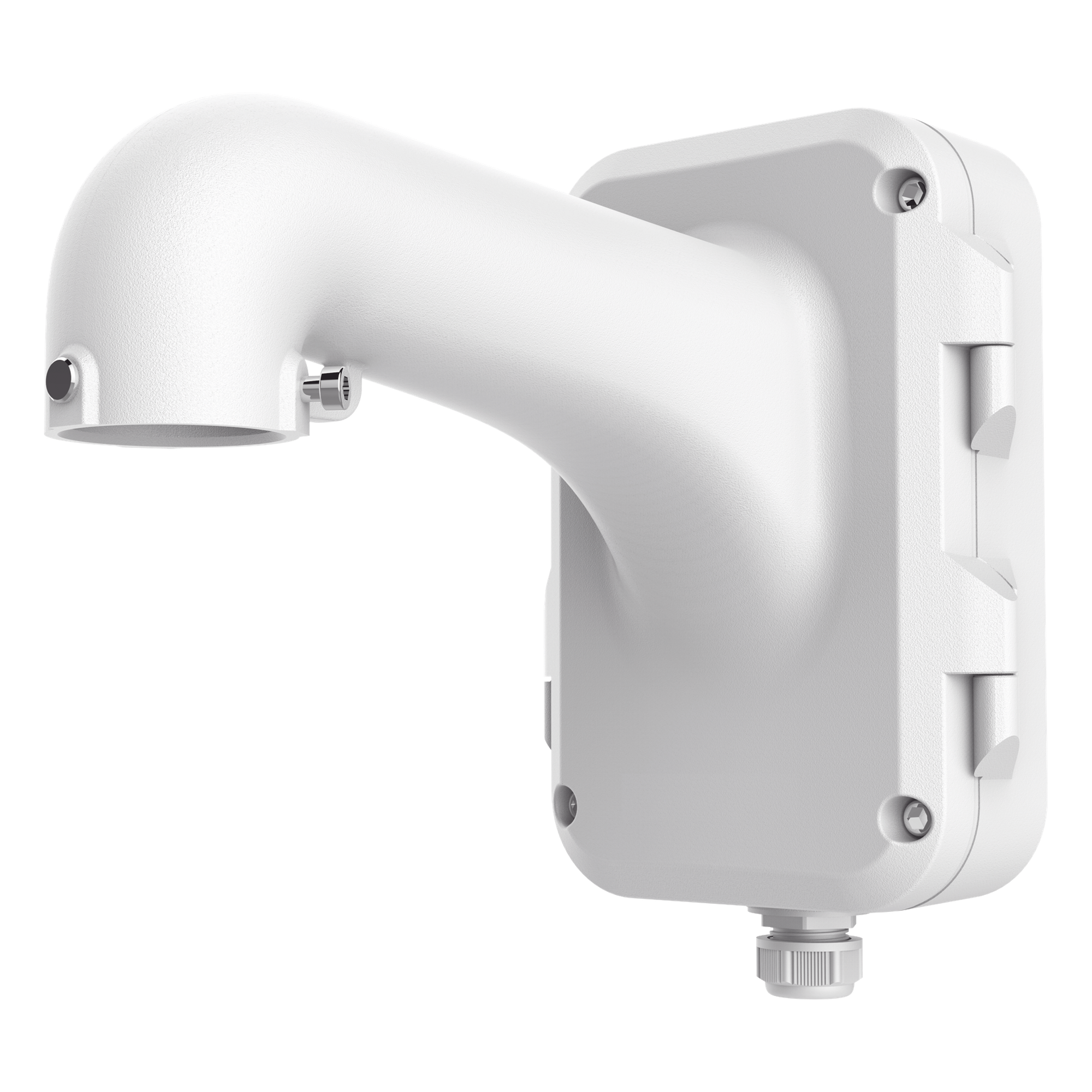 Soporte de Pared para Domo PTZ / Caja de Conexiones Integrada / IP66 / Aleación de Aluminio / 355.5x255.3x170.7 mm / 2.15 kg — HIKVISION · SKU DS-1604ZJ
