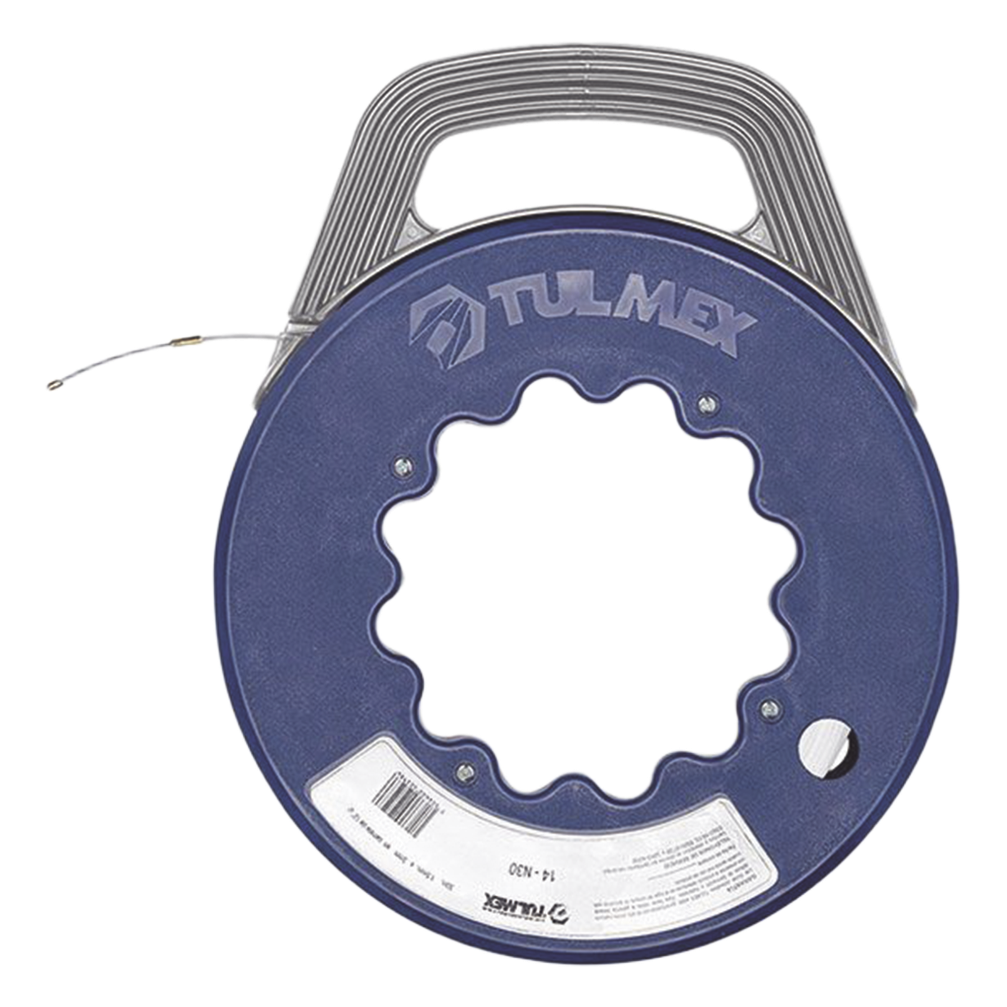 Guía Jalacables / Nylon 6/6 / 4 mm / 30 m (98.43 pies) / Puntera Bronce Fresado / Cubierta ABS — TULMEX · SKU 14-N30