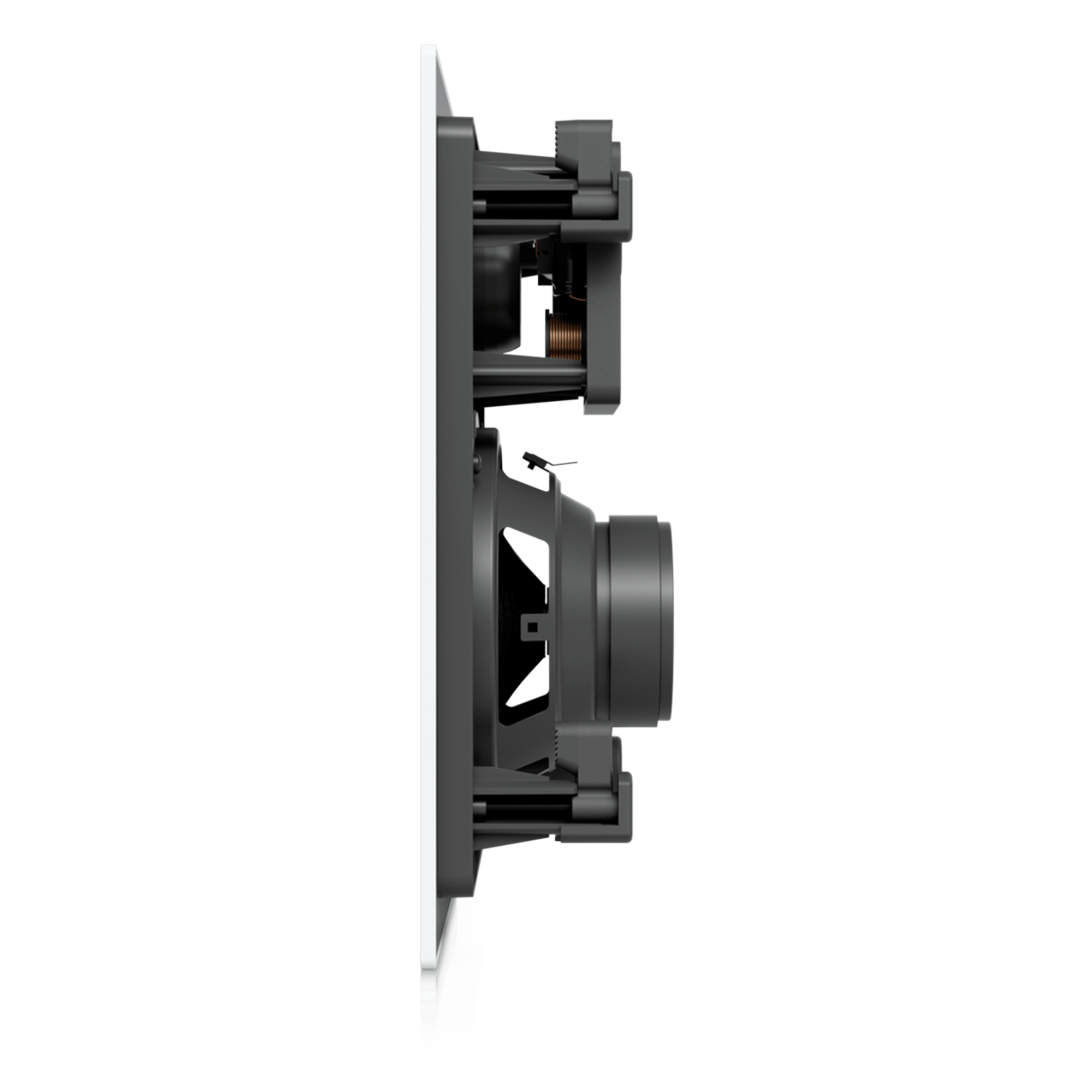 Altavoz Empotrable de Pared / Woofer 6.5" / Tweeter 1" Pivote ±15° / 130W 8 Ohms / Cobertura Simétrica Axial 90° / NDAA Compliant