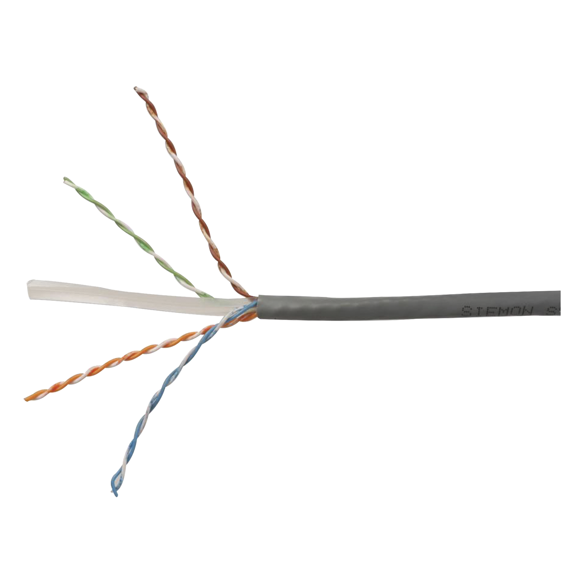 Bobina de Cable UTP Reelex, de 4 Pares, Desempeño Cat6, PVC (CM), Color Gris, 24 AWG, 305 Metros (1000 Pies)