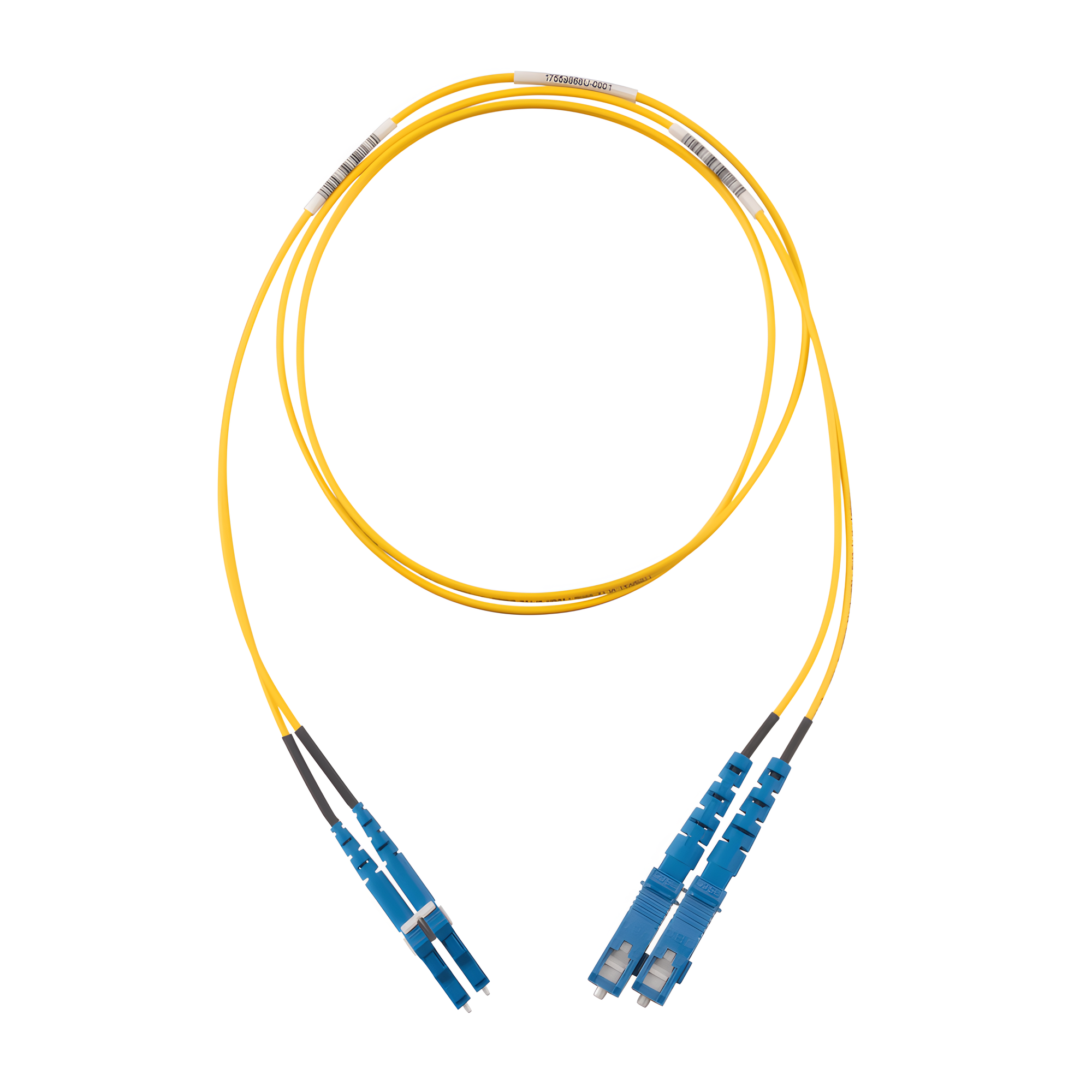 Jumper de Fibra Óptica / Monomodo OS2 9/125 / LC-SC Duplex / OFNR Riser / 15 m (49.21 pies) / Amarillo — PANDUIT · SKU F92ERLNSNSNM015