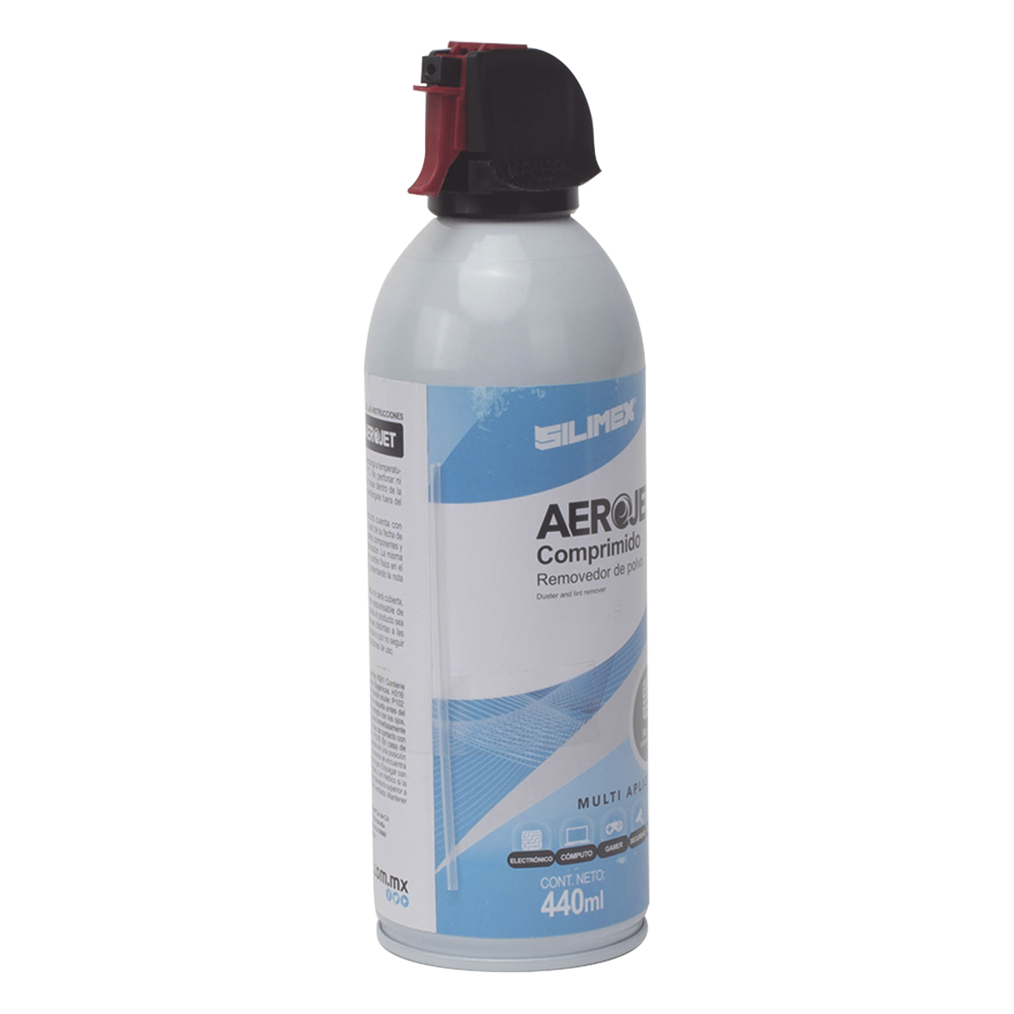 Removedor de Polvo y Residuos (Aire Comprimido) para Limpieza de Equipos Electrónicos, 440 ml